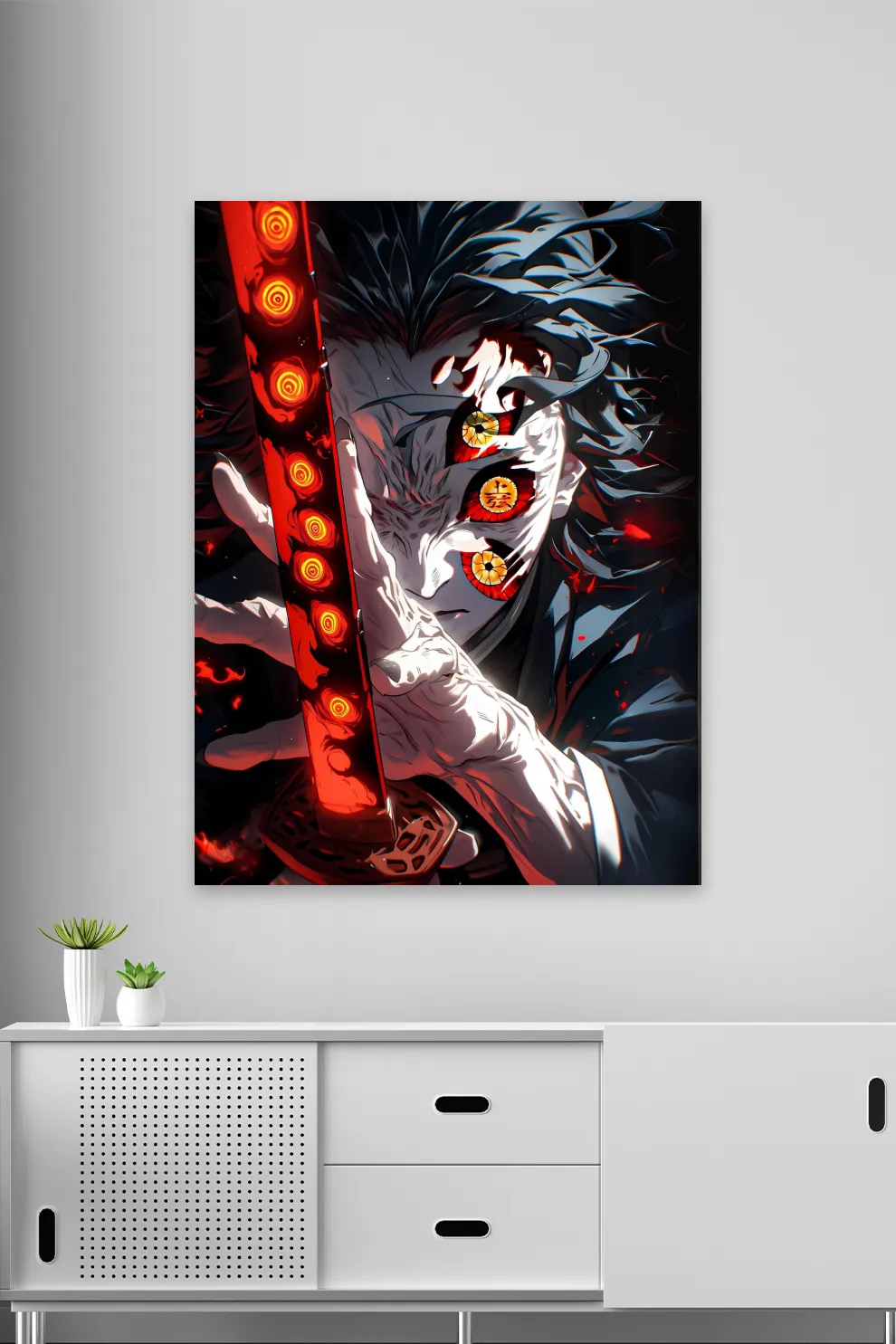 Kokushibo Demon Slayer Poster