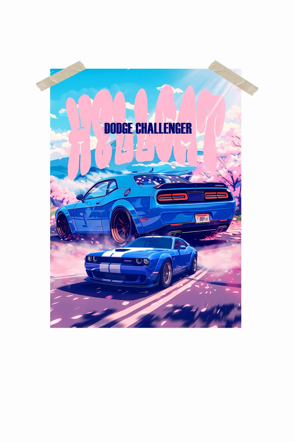 Dodge challenger Cars Wall Poster #40