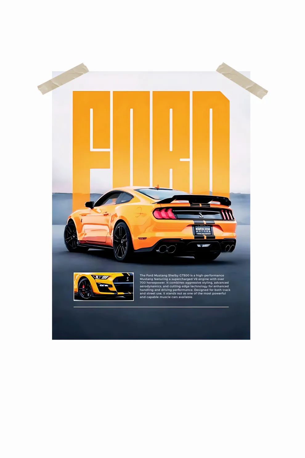 Ford Mustang Cars Wall Poster #27