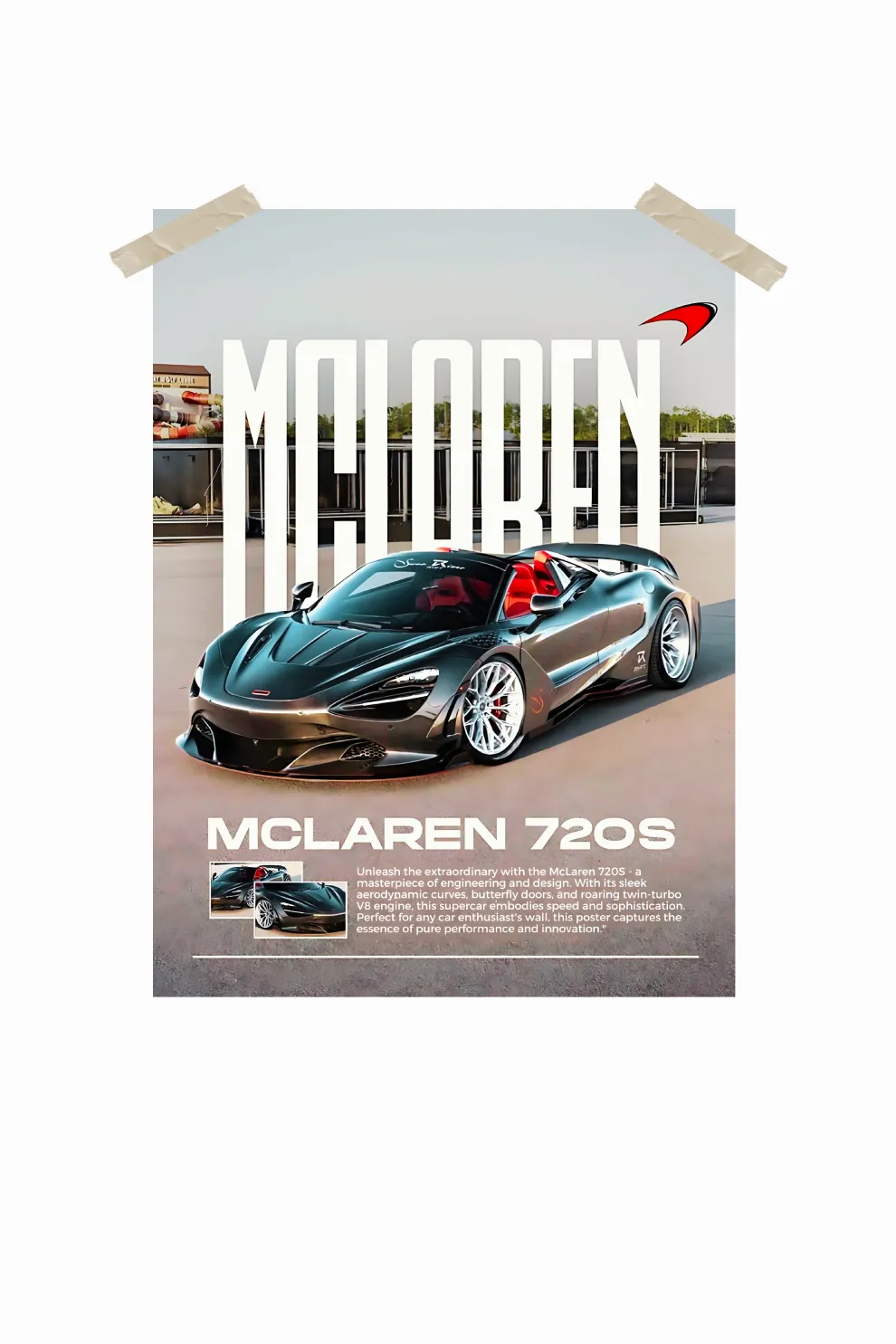 Mclaren 720s Cars Wall Poster #30