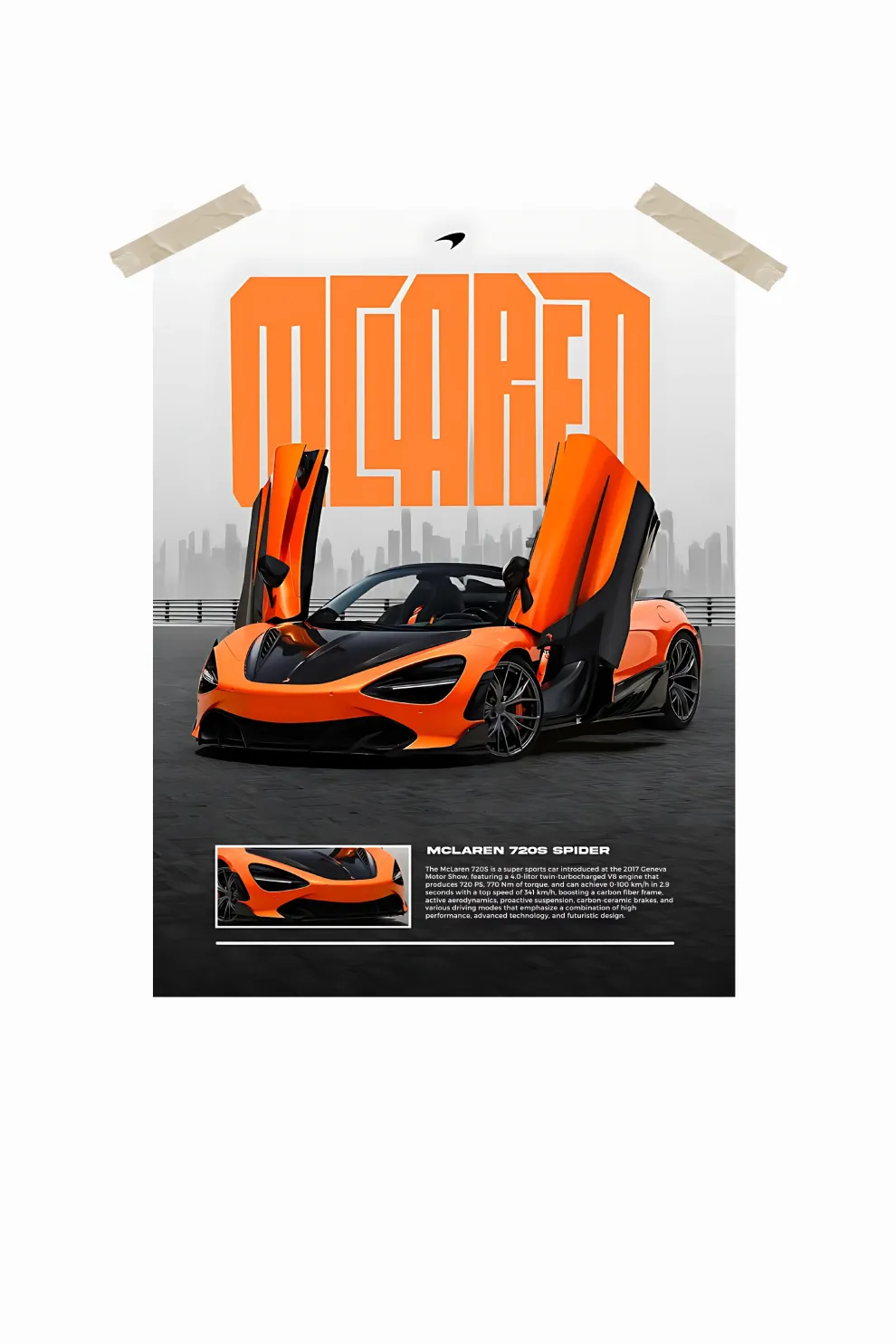 Mclaren Cars Wall Poster