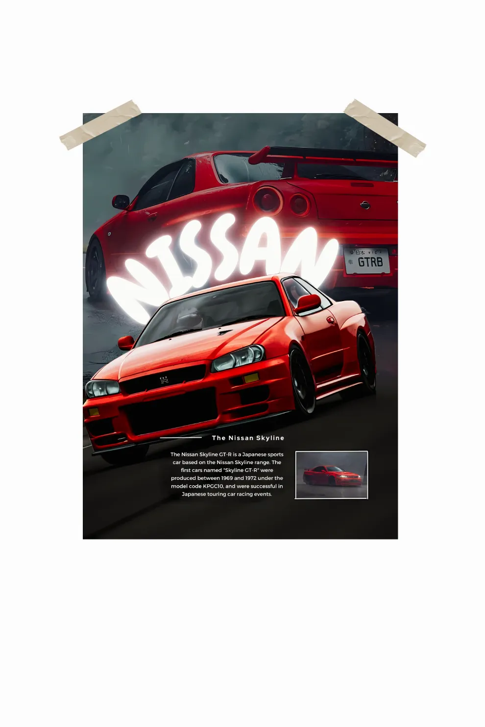 Nissan Skyline Cars Wall Poster #33