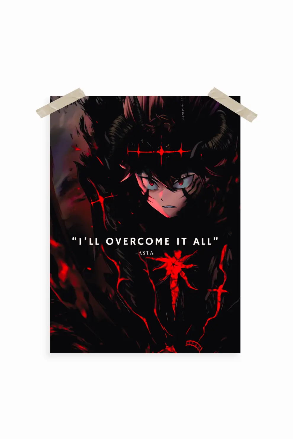 Asta Black Clover Poster #11 | Anime Poster