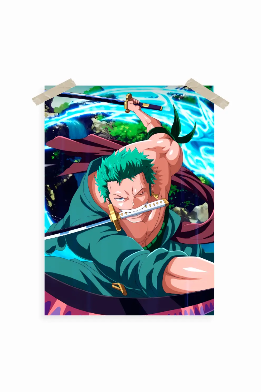 Zoro-One-Piece-Anime-Poster-33 Zoro-One-Piece-Anime-Poster-33