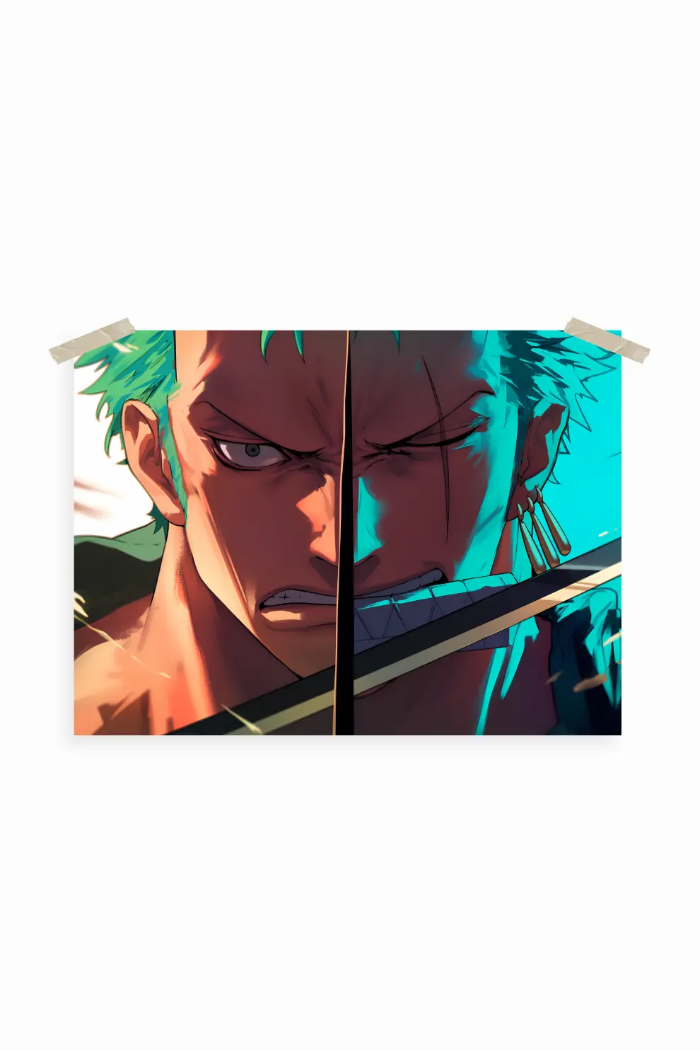 Zoro-One-Piece-Anime-Poster-35 Zoro-One-Piece-Anime-Poster-35