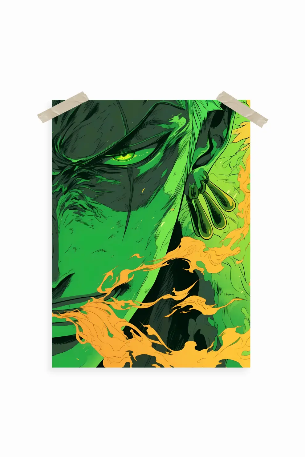 Zoro-One-Piece-Anime-Poster-39 Zoro-One-Piece-Anime-Poster-39