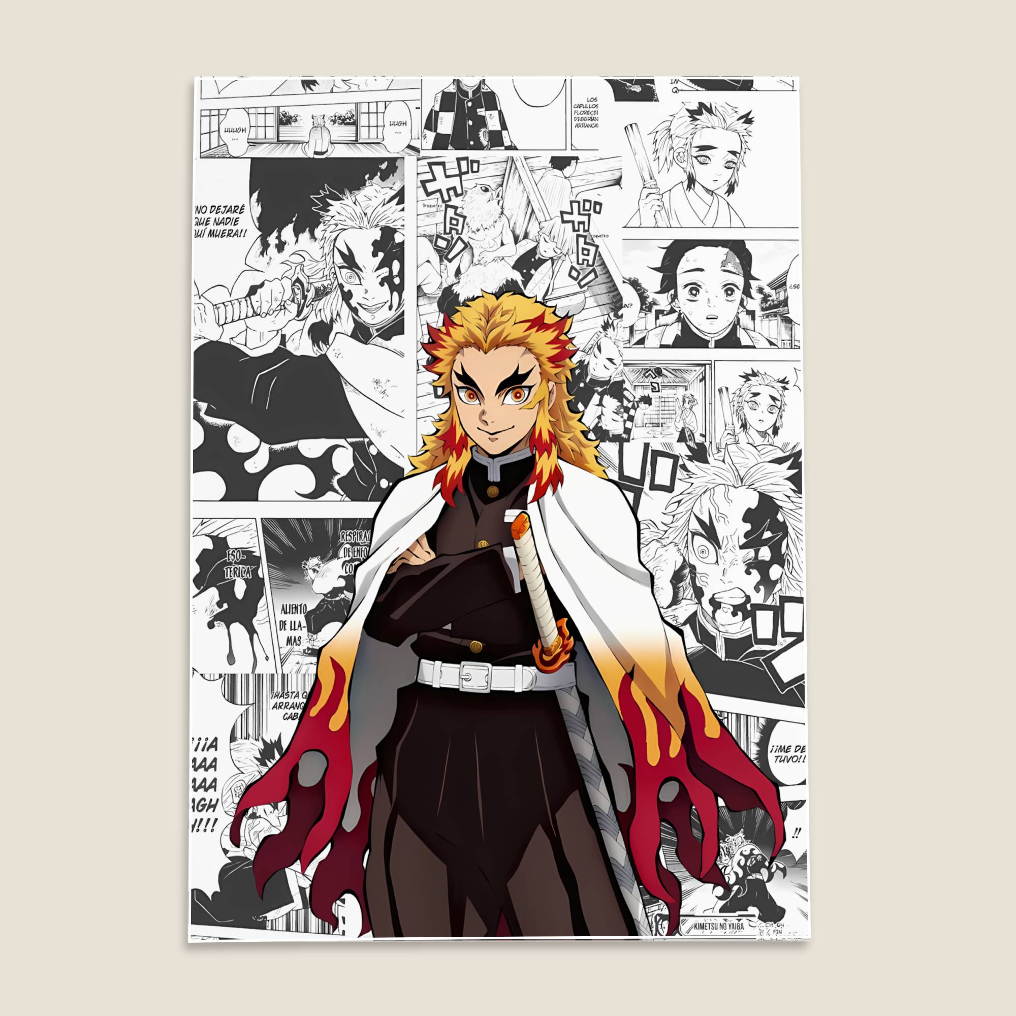 Rengoku Demon Slayer Anime Poster