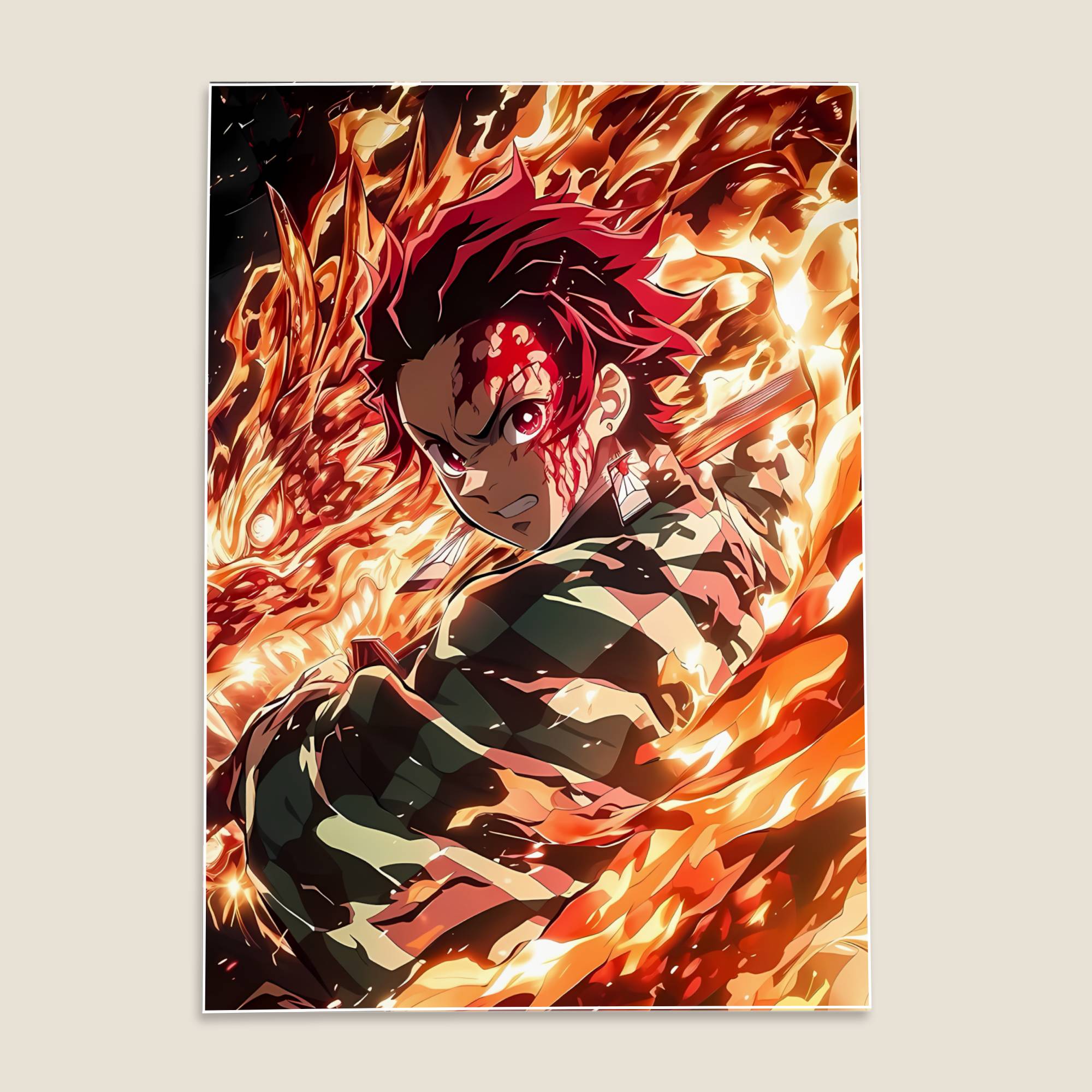 Tanjiro Demon Slayer Anime Poster