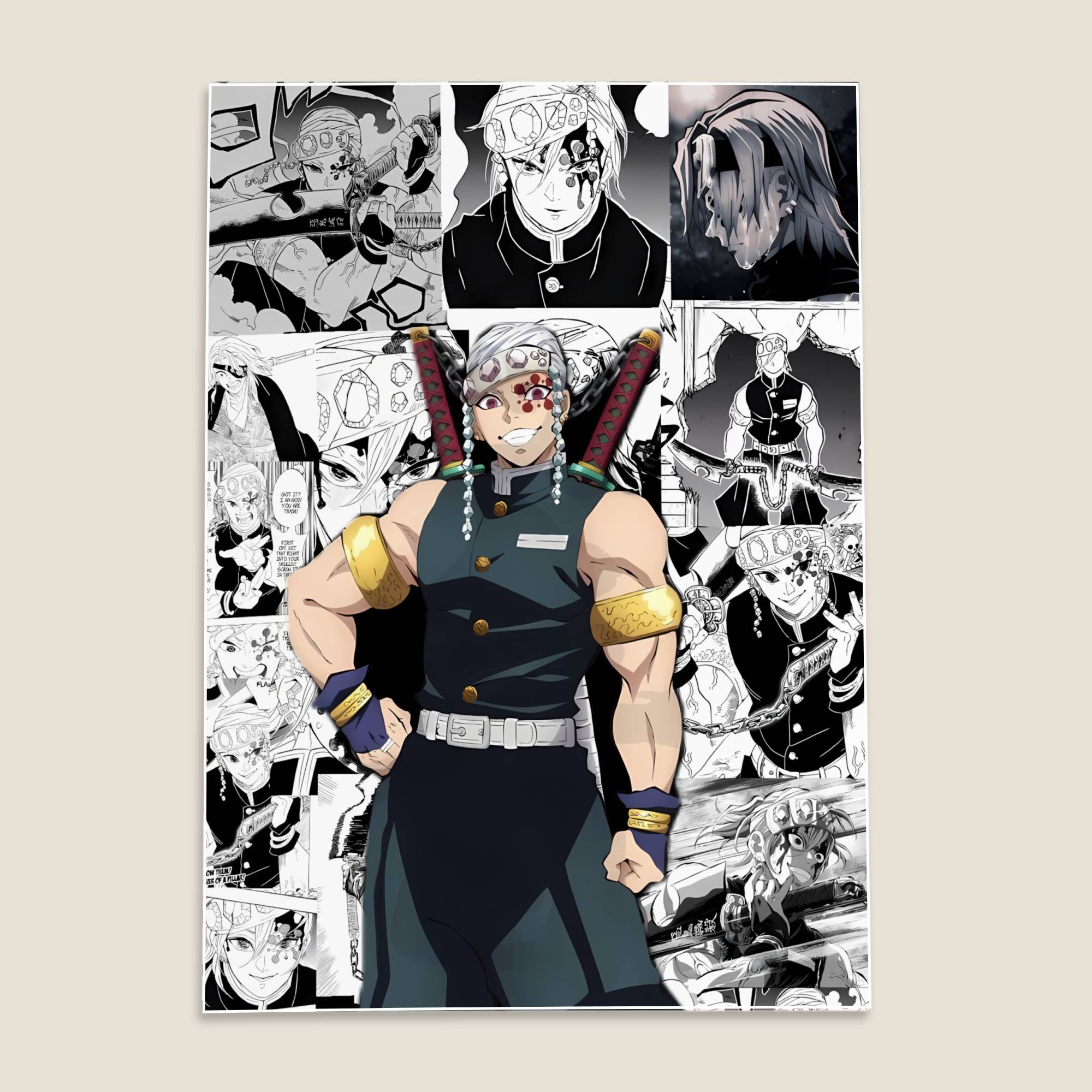 Uzui Tengen Demon Slayer Anime Poster