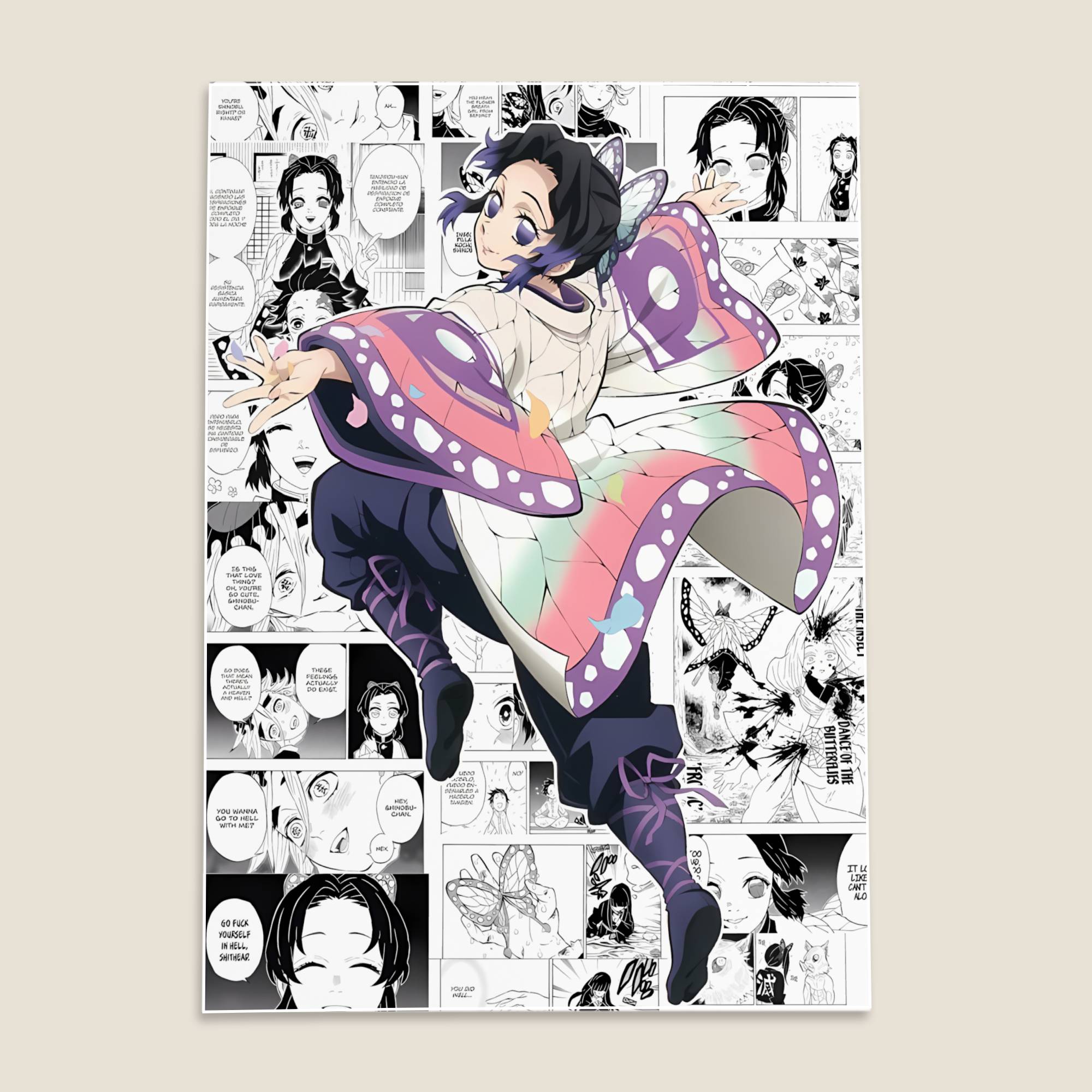Shinobu Kocho Demon Slayer Anime Poster