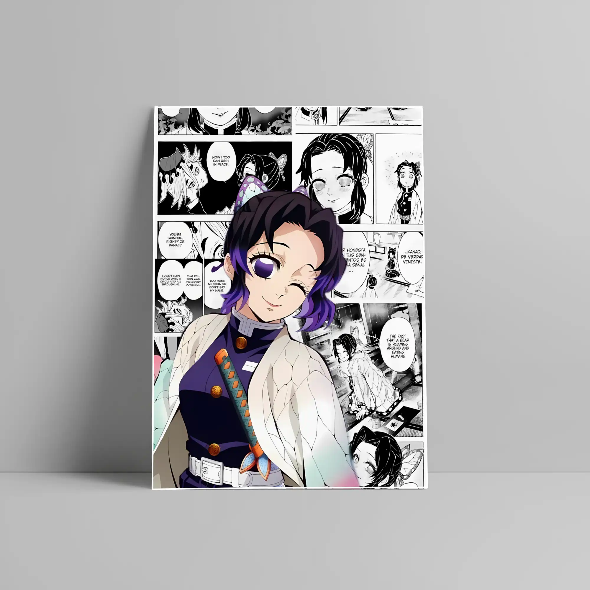 Shinobu Kocho Demon Slayer Anime Poster