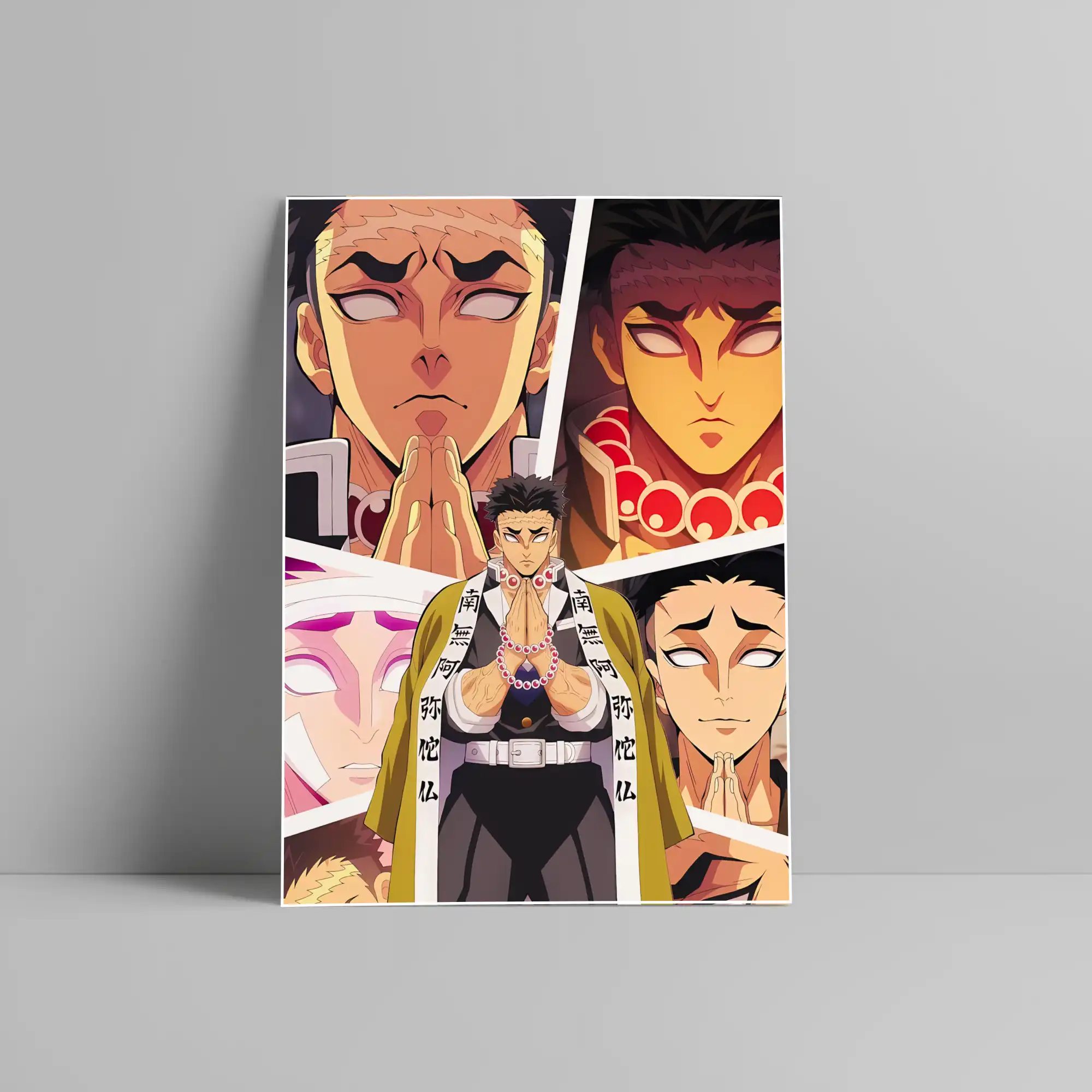 Gyomei Himejima Demon Slayer Anime Poster