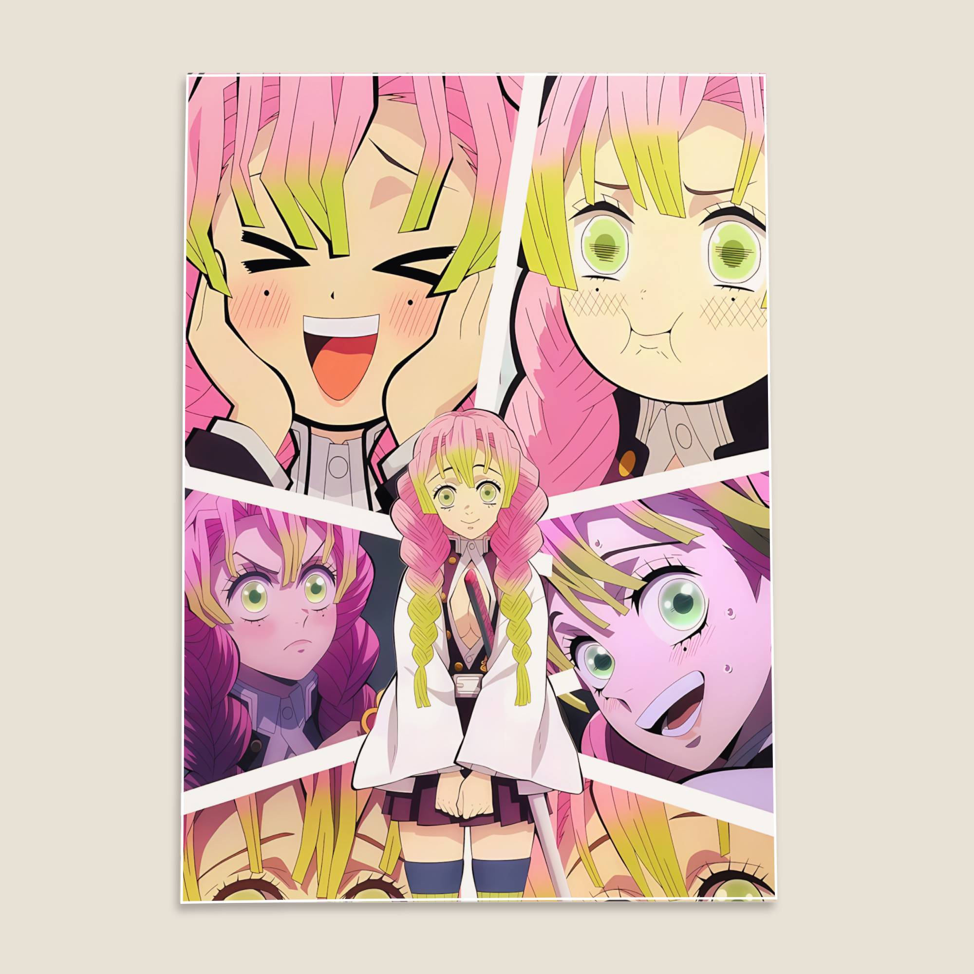 Mitsuri Kanroji Demon Slayer Anime Poster