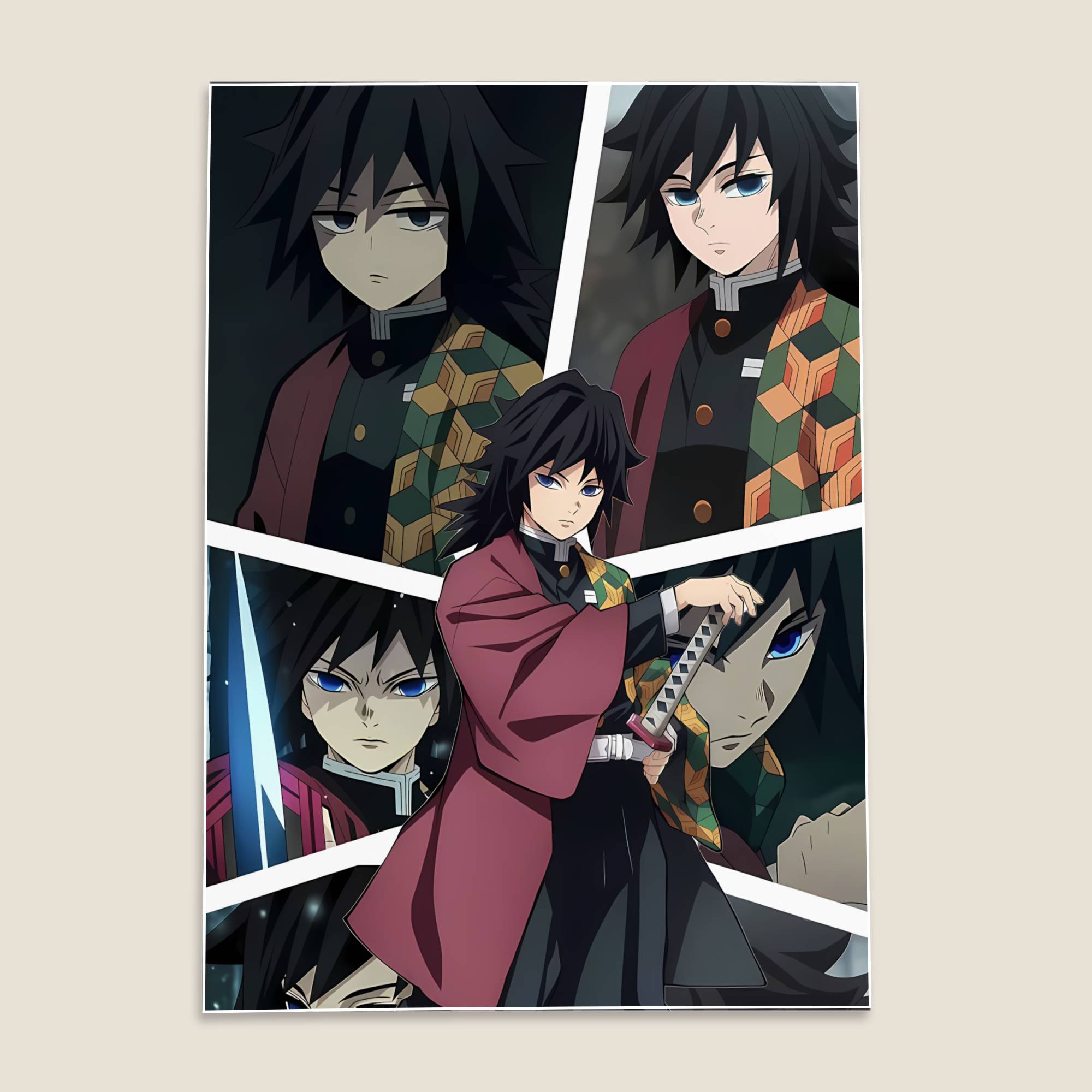 Giyu Tomioka Demon Slayer Anime Poster