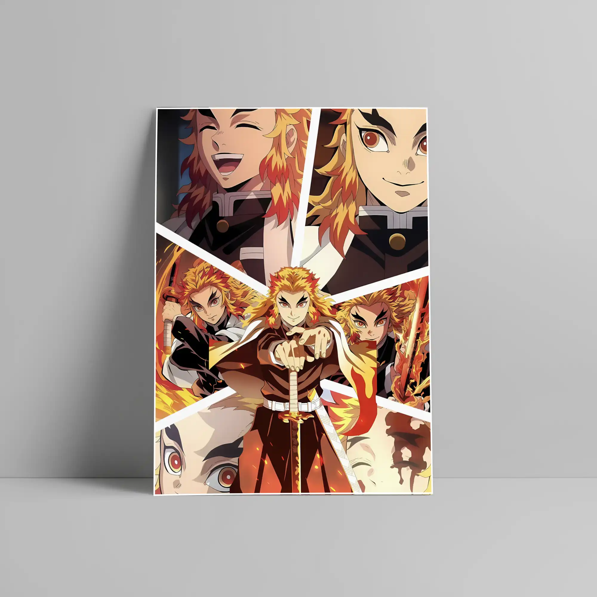 Rengoku Demon Slayer Anime Poster