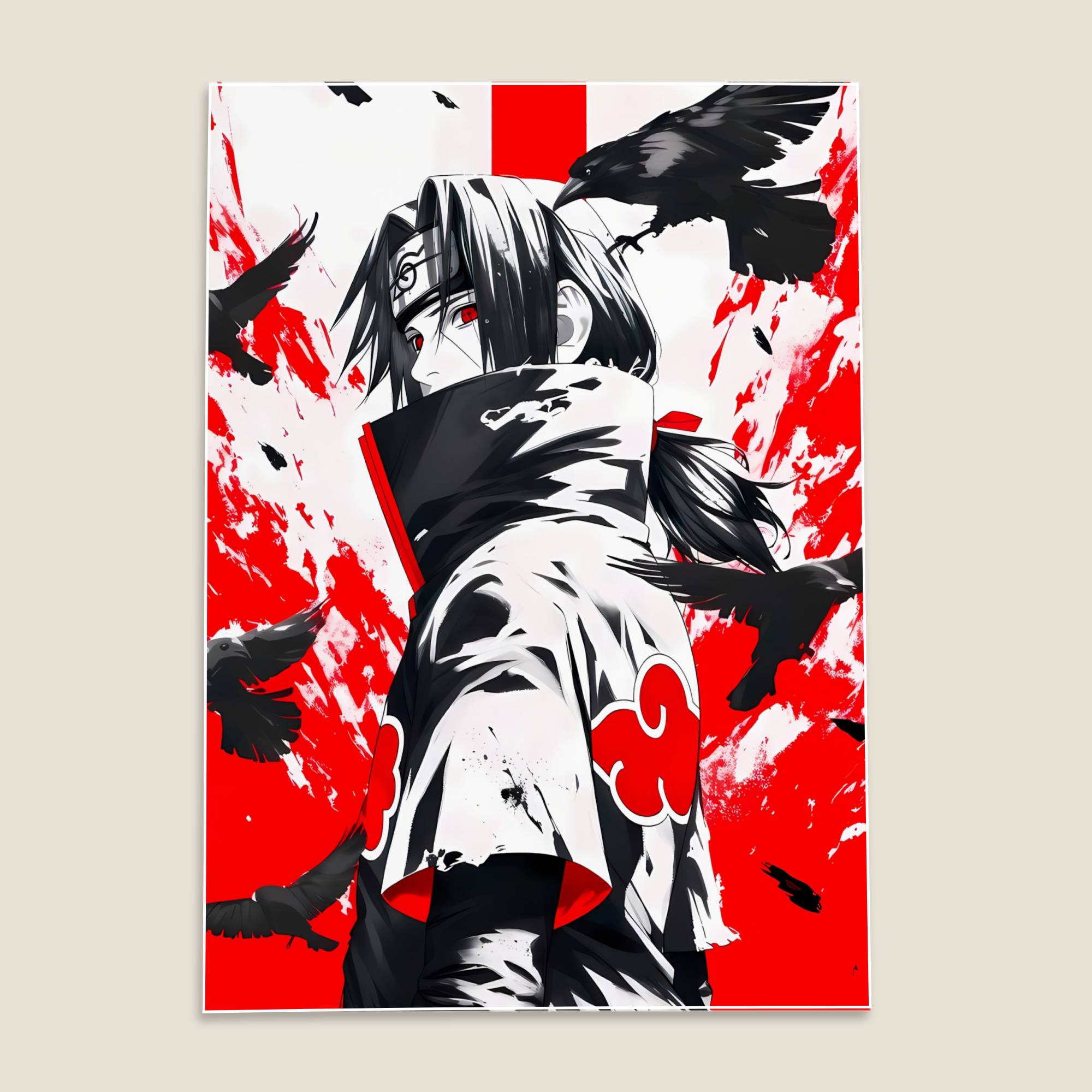 Itachi Uchiha Naruto Anime Poster