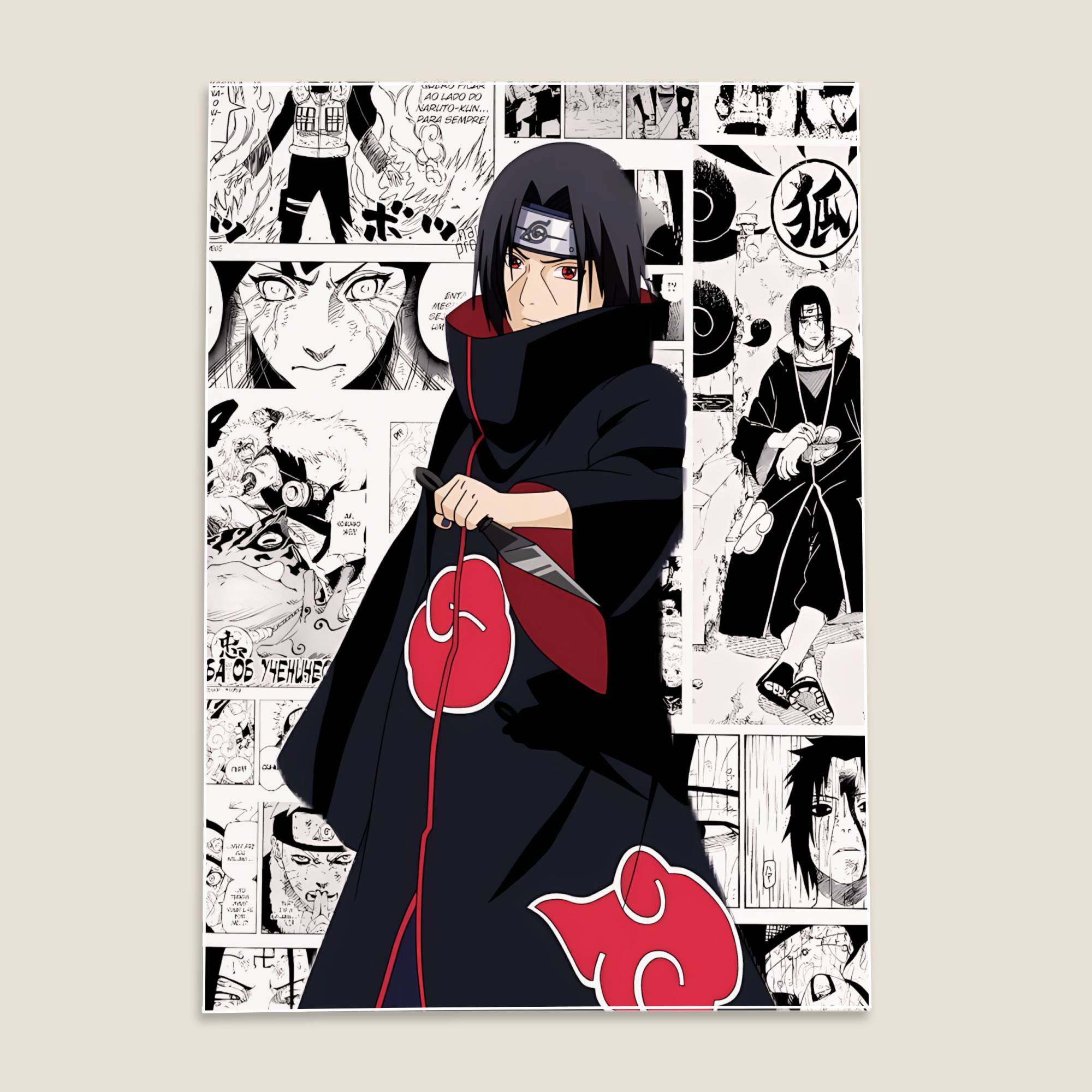 Itachi Uchiha Naruto Anime Poster