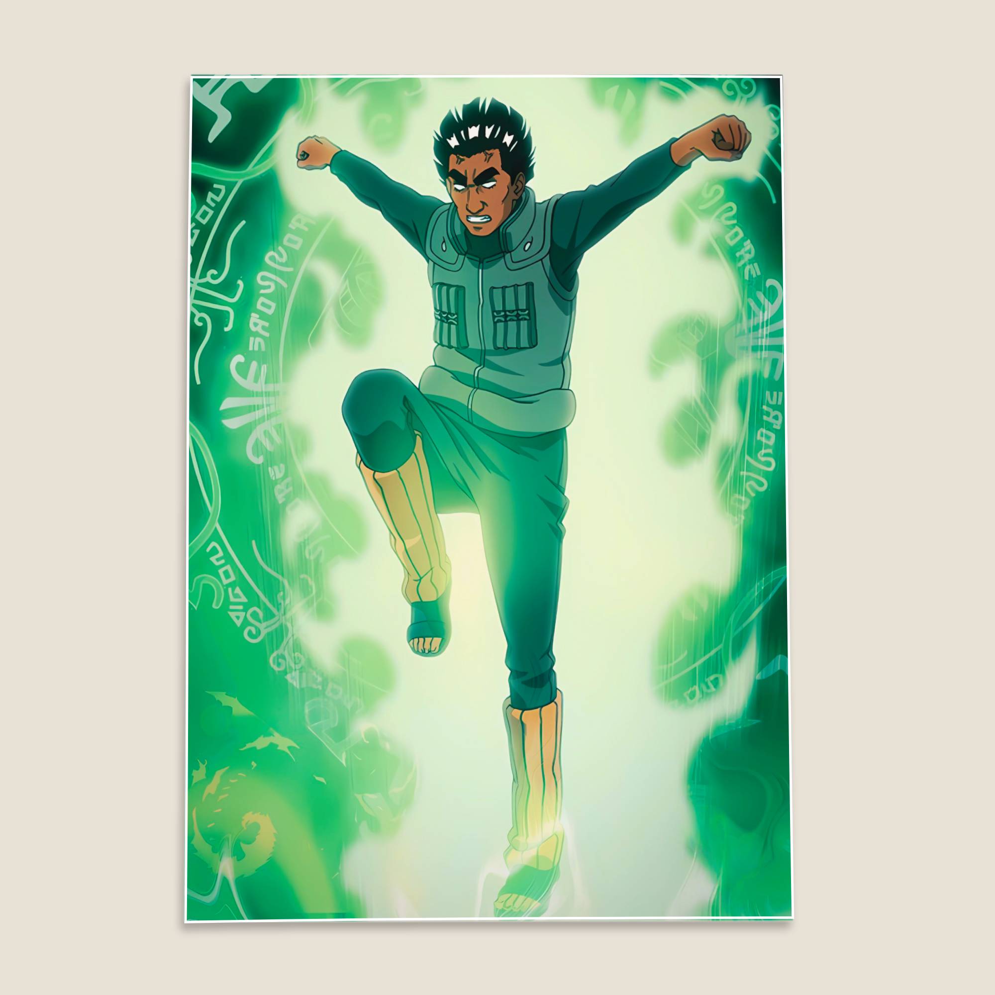 Mighty Guy Naruto Anime Poster