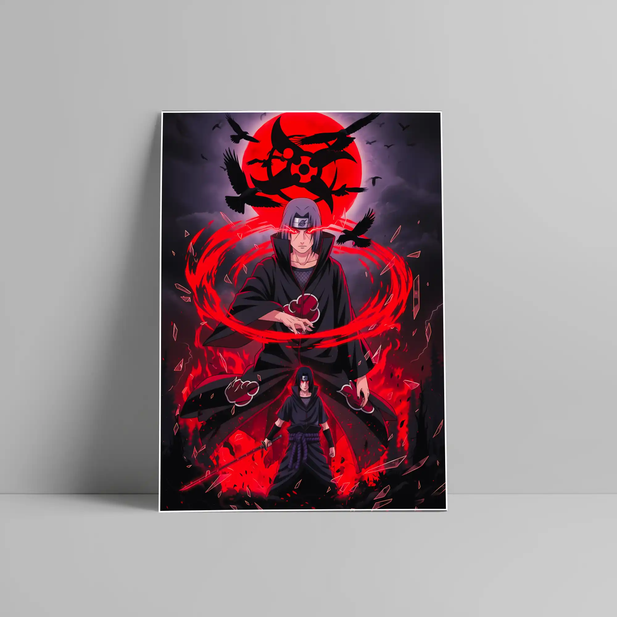 Itachi Uchiha Naruto Anime Poster