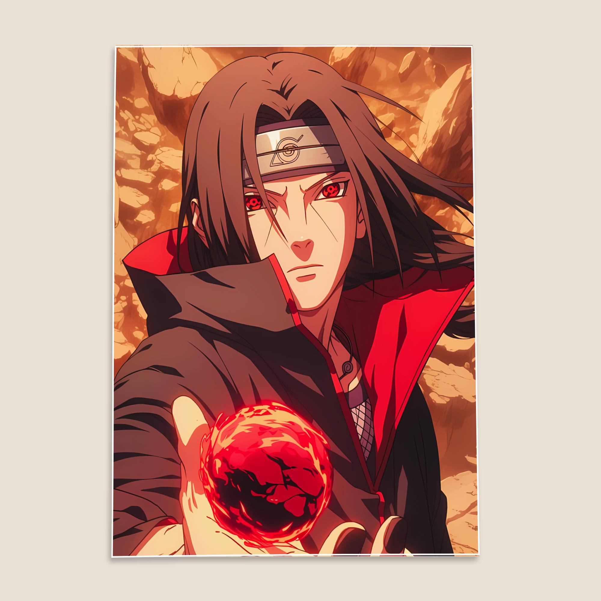 Itachi Uchiha Naruto Anime Poster