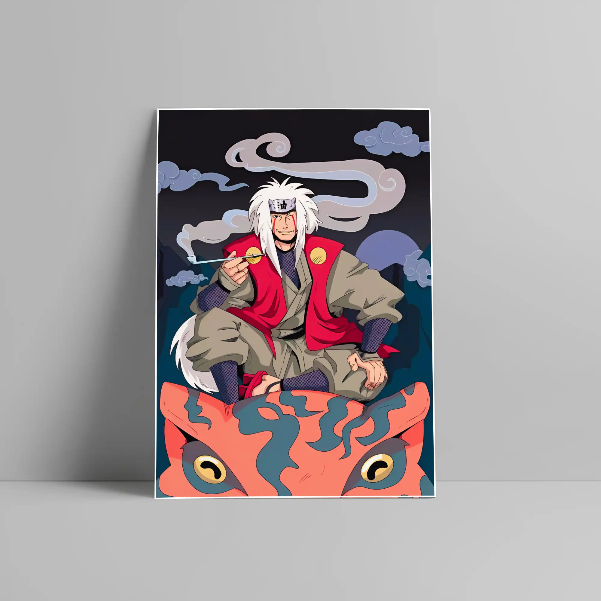 Jiraiya Naruto Anime Poster