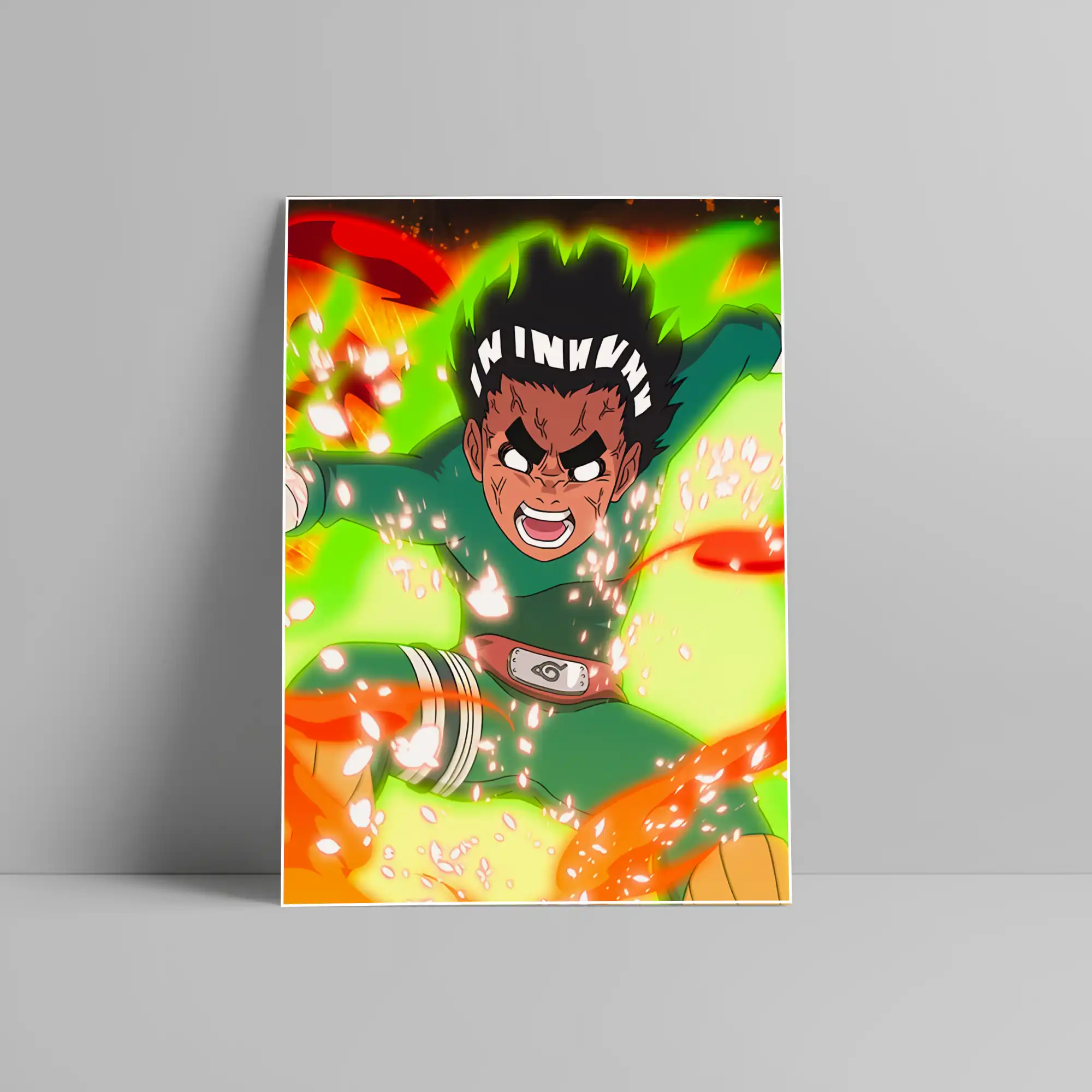 Rock Lee Naruto Anime Poster