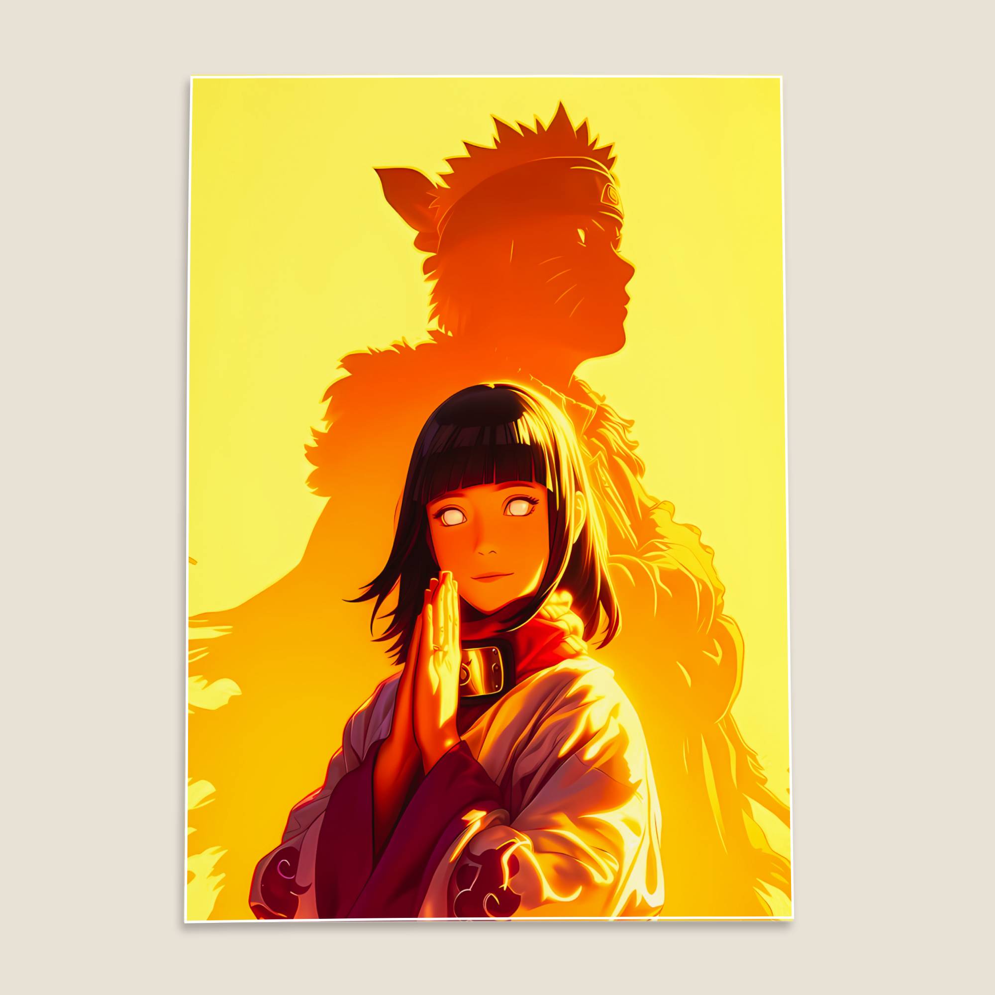 Hinata Hyuga Naruto Anime Poster
