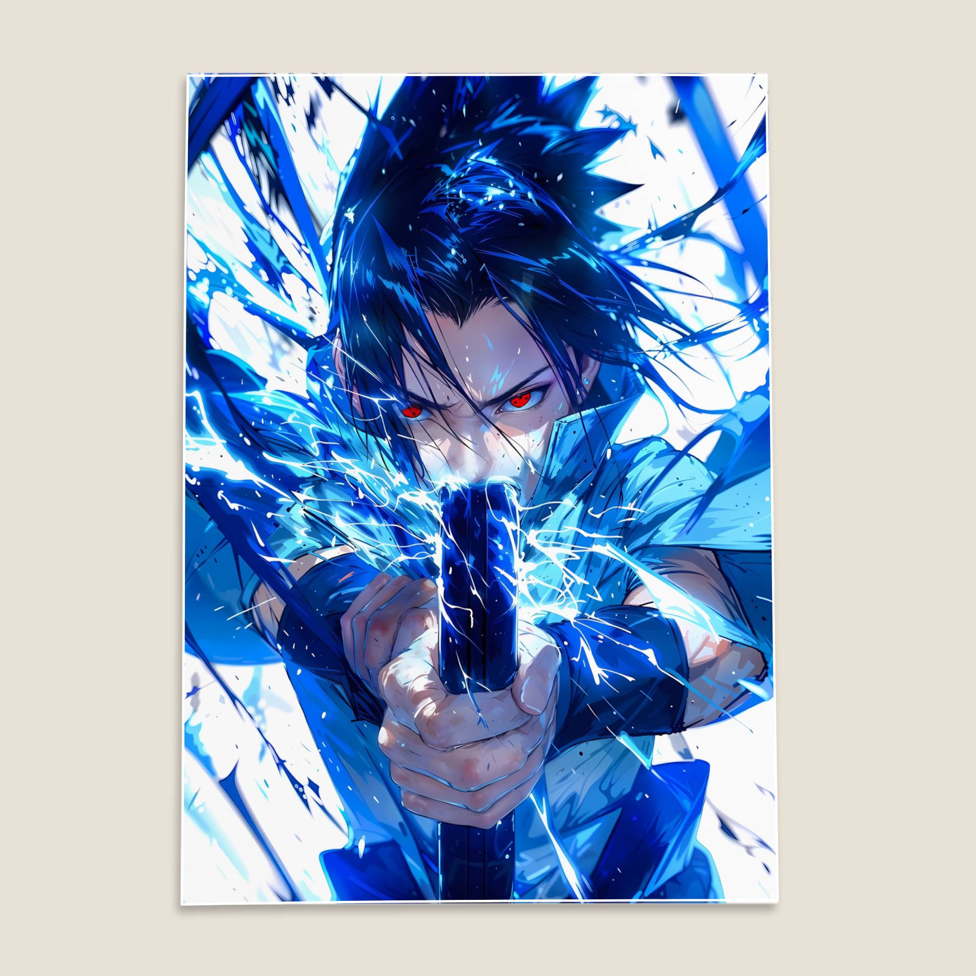 Sasuke Uchiha Naruto Anime Poster