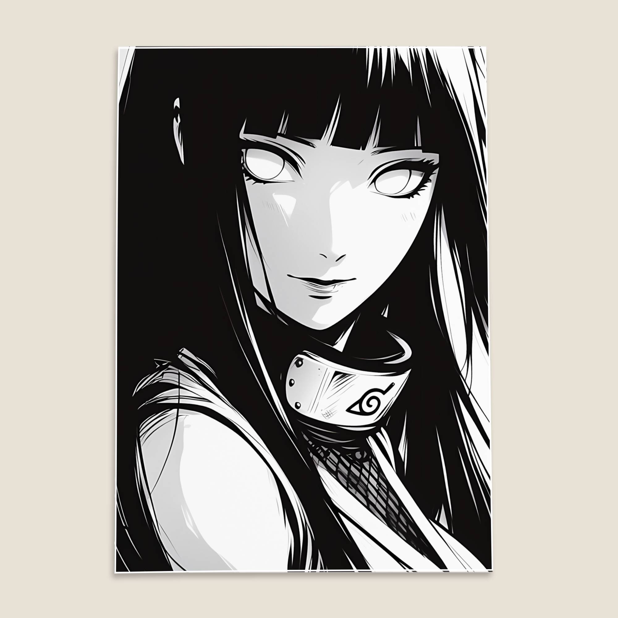 Hinata Hyuga Naruto Anime Poster