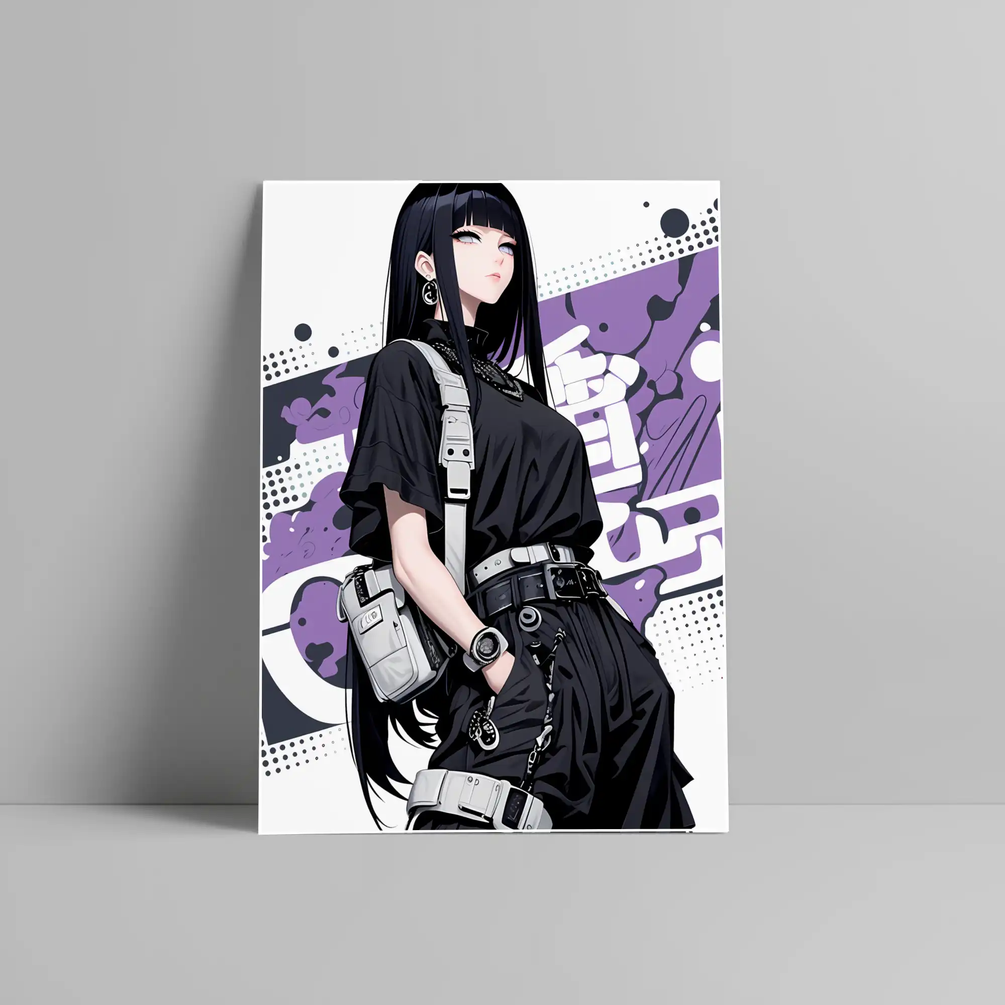 Hinata Hyuga Naruto Anime Poster