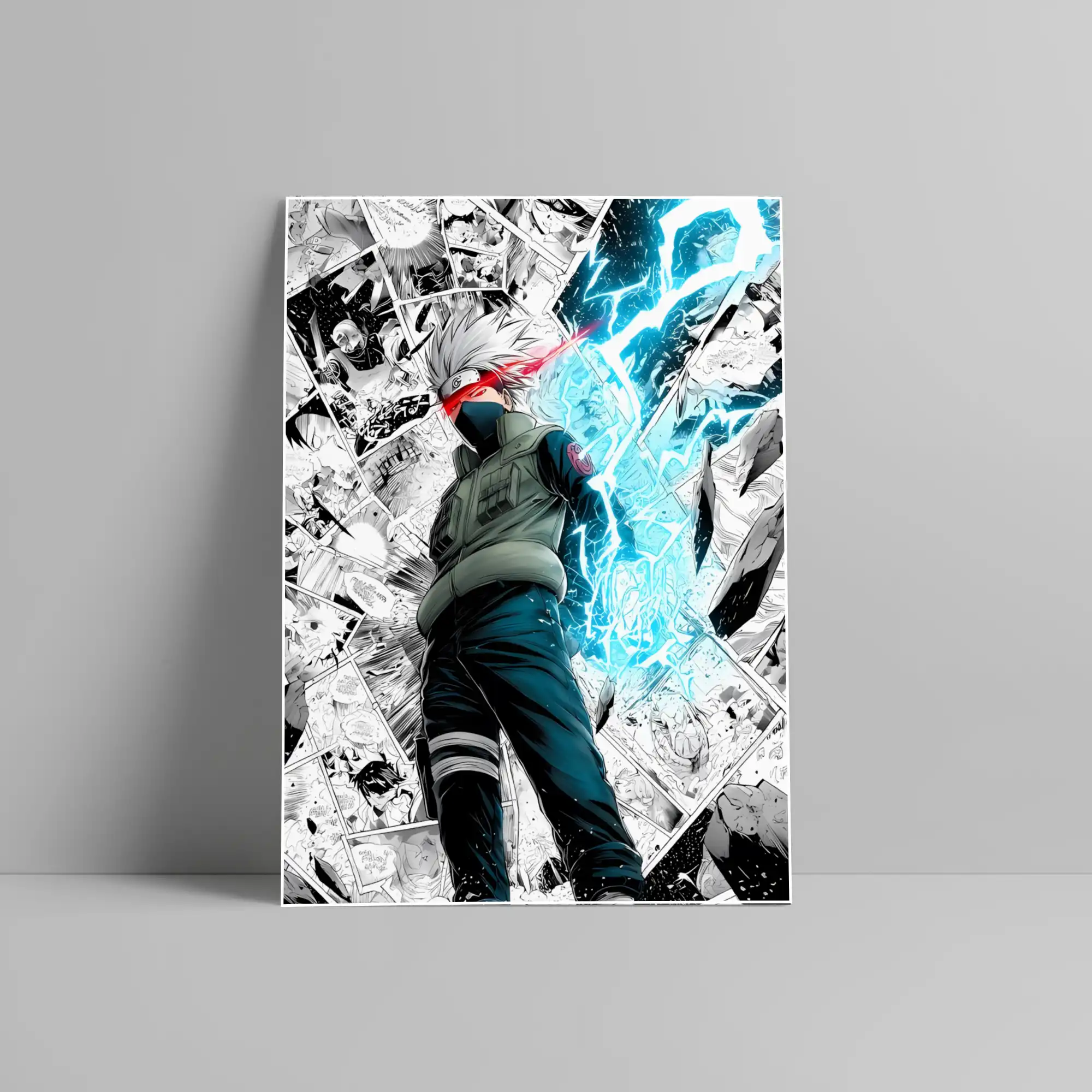 Kakashi Hatake Naruto Anime Poster