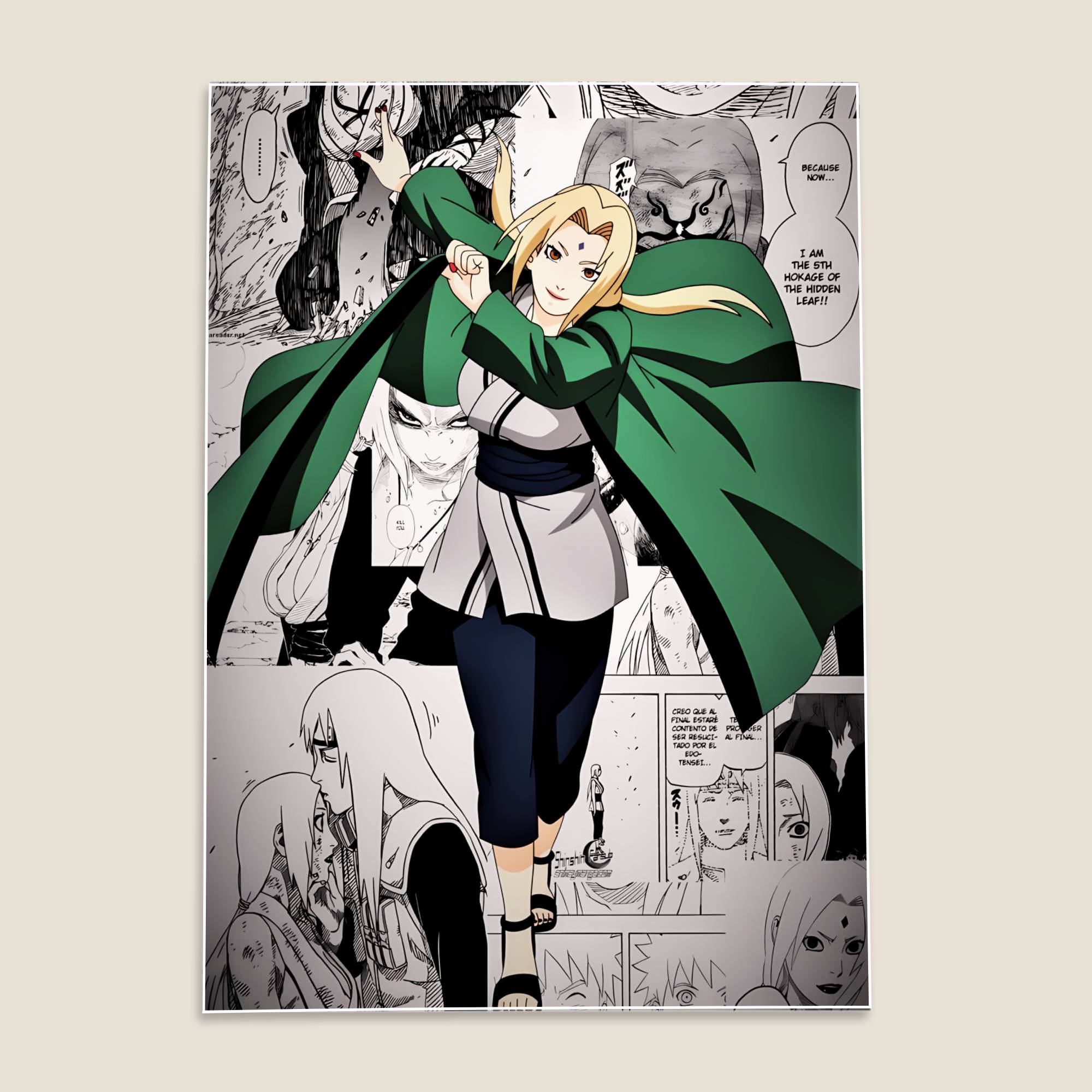 Tsunade Naruto Anime Poster