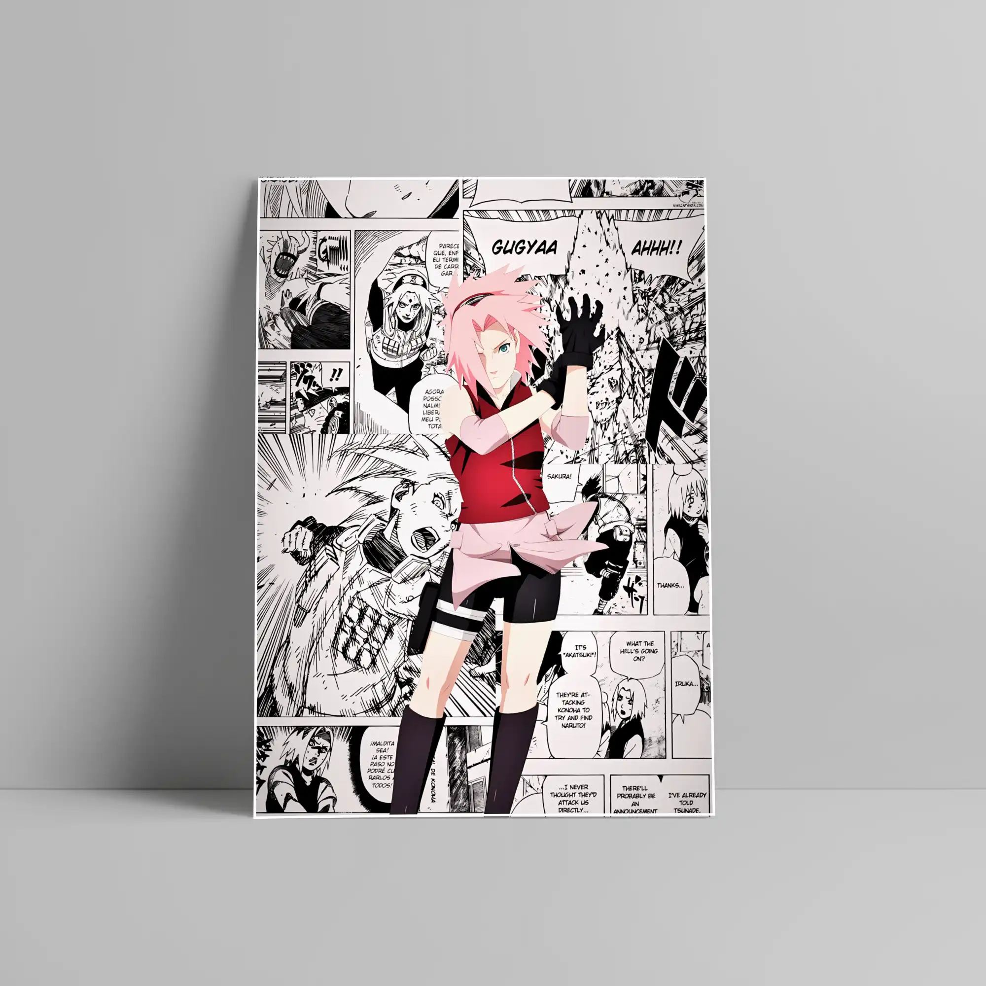 Sakura Haruno Naruto Anime Poster