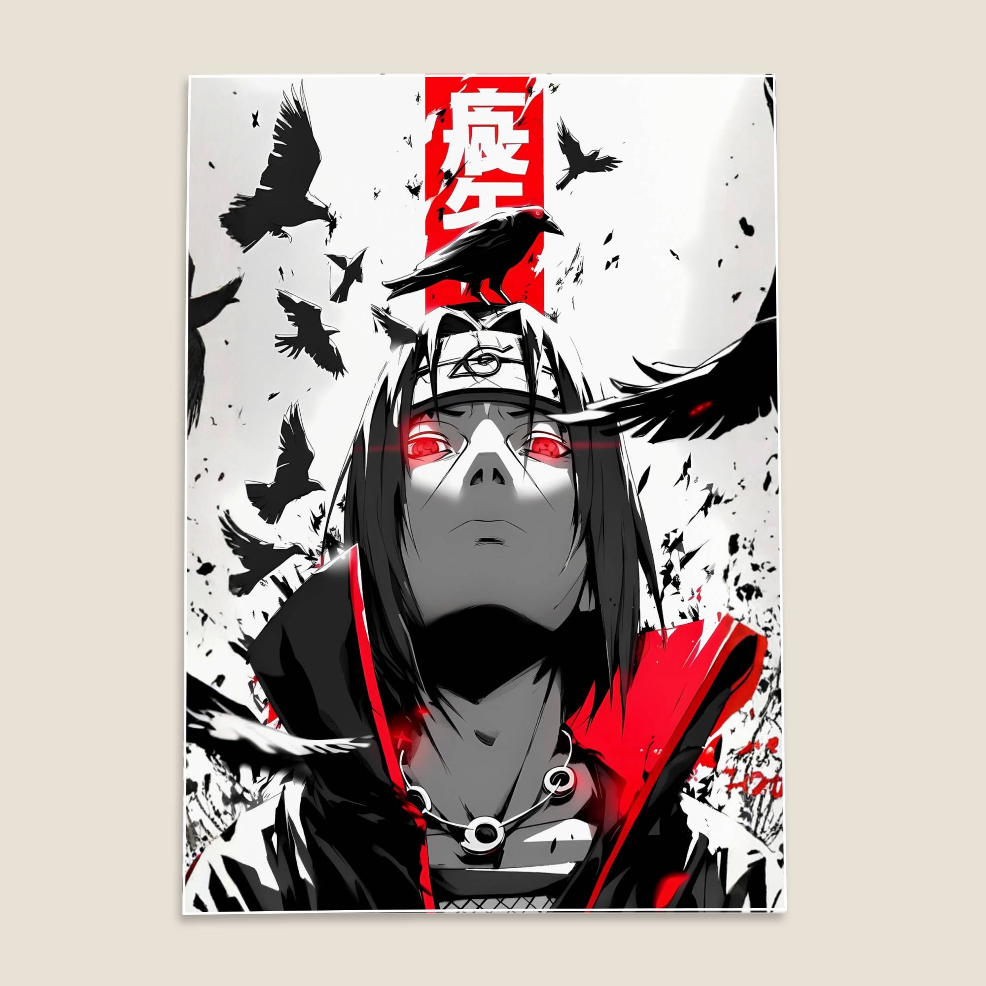 Itachi Uchiha Naruto Anime Poster
