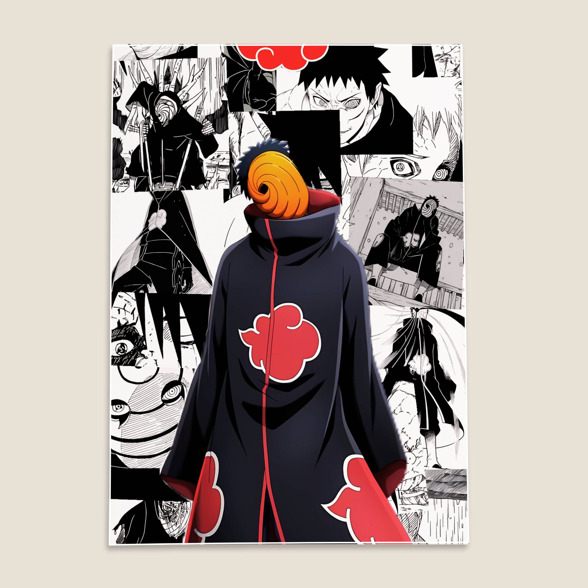Obito Uchiha Naruto Anime Poster