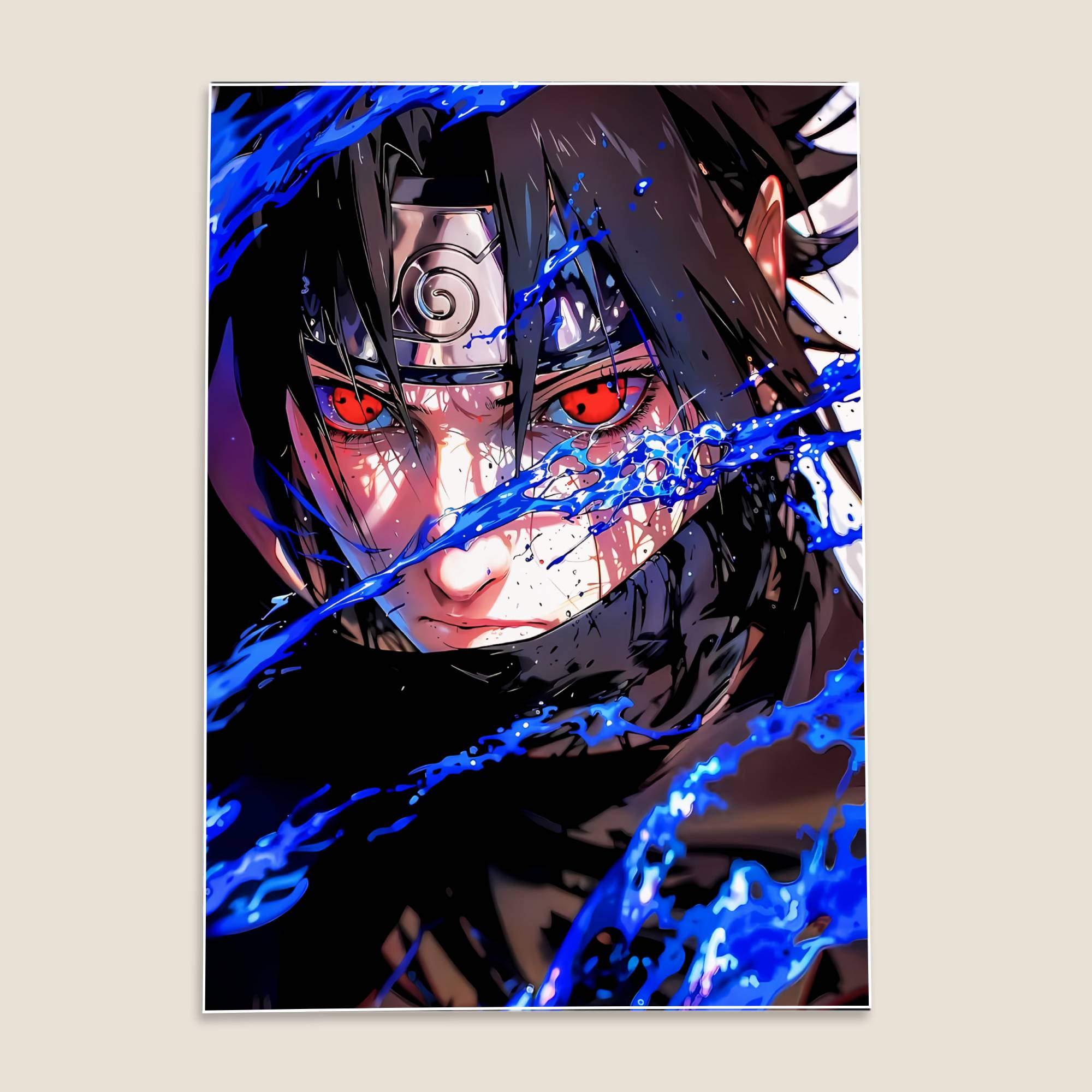 Sasuke Uchiha Naruto Anime Poster