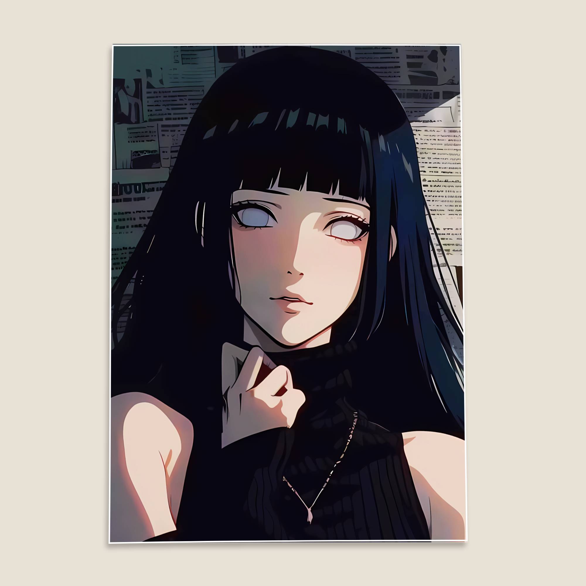 Hinata Hyuga Naruto Anime Poster