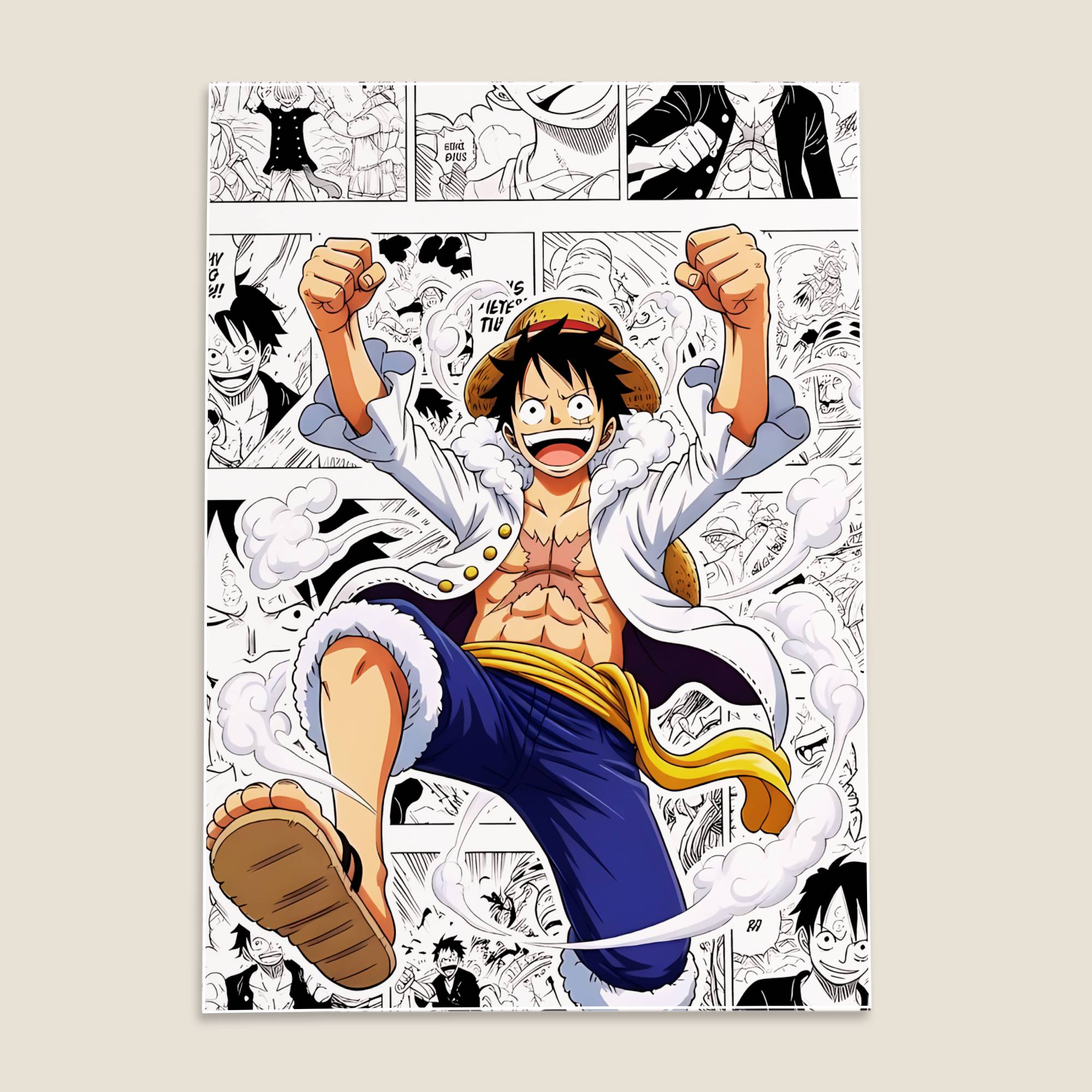 Luffy One Piece Anime Poster