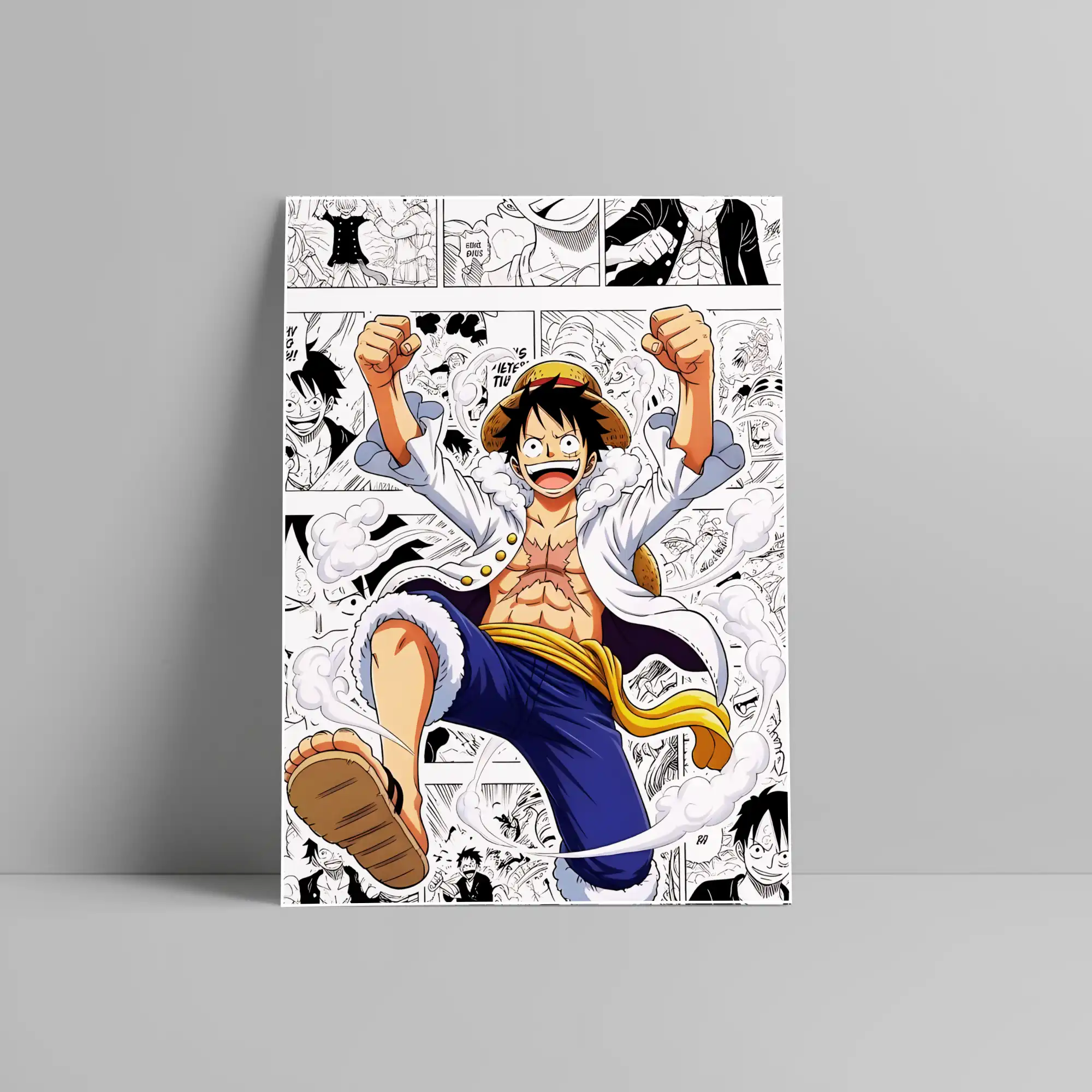 Luffy One Piece Anime Poster
