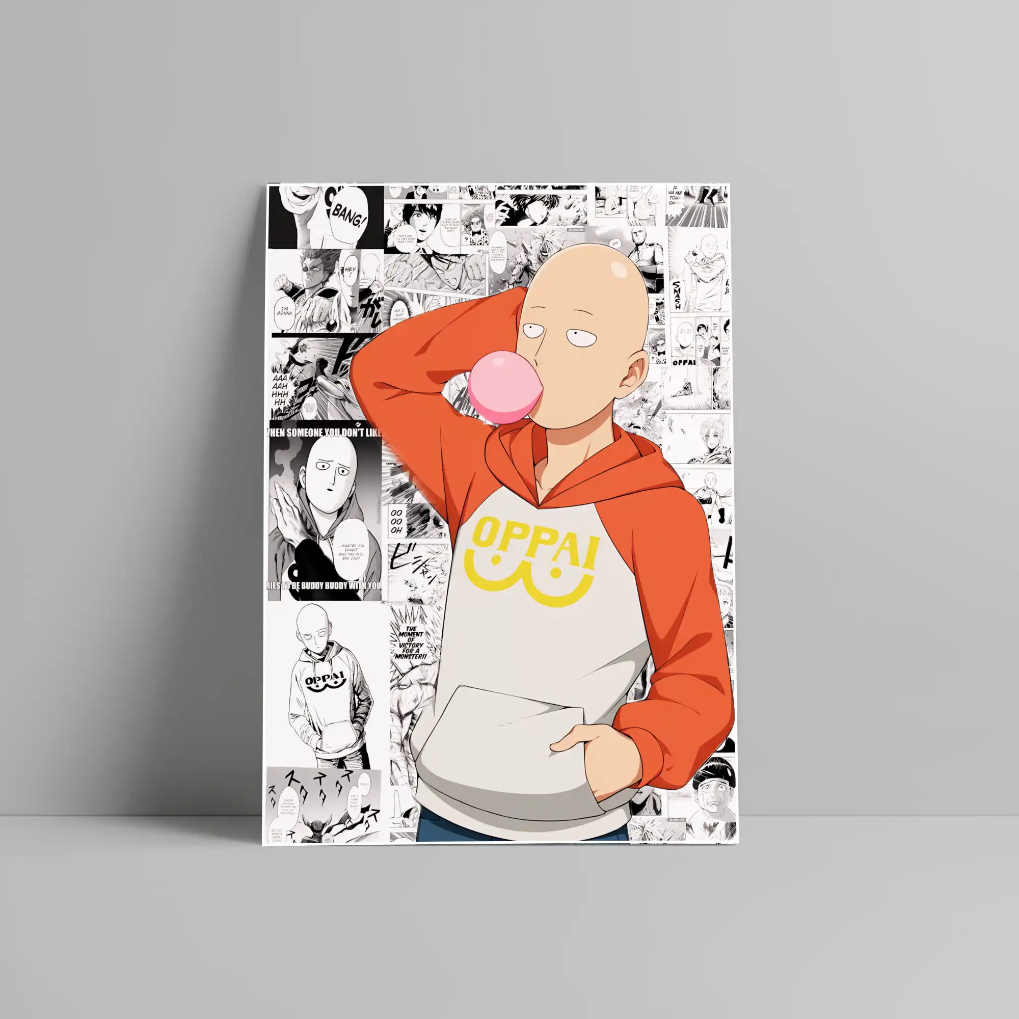 Saitama One Punch Man Anime Posters