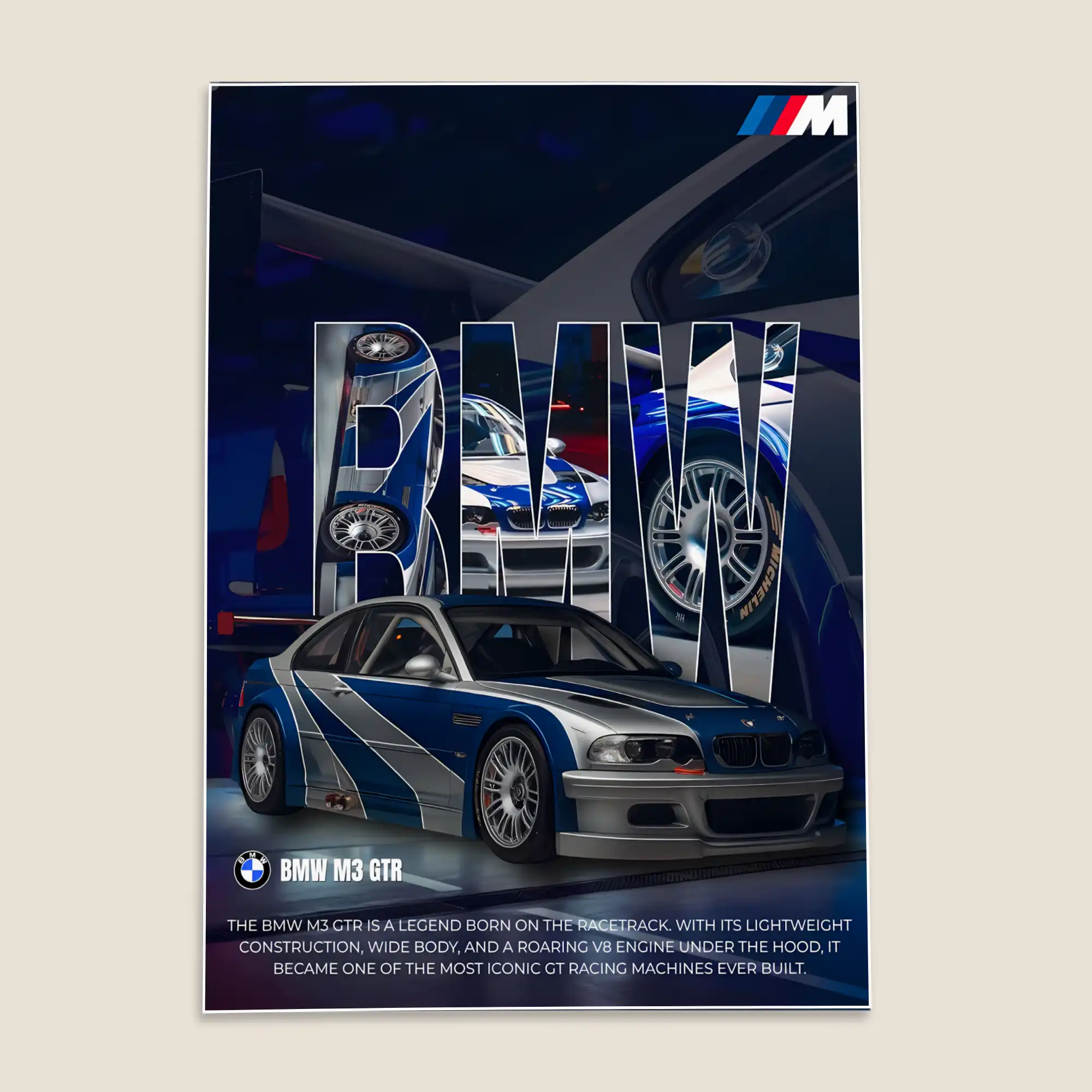 BMW Car Poster
