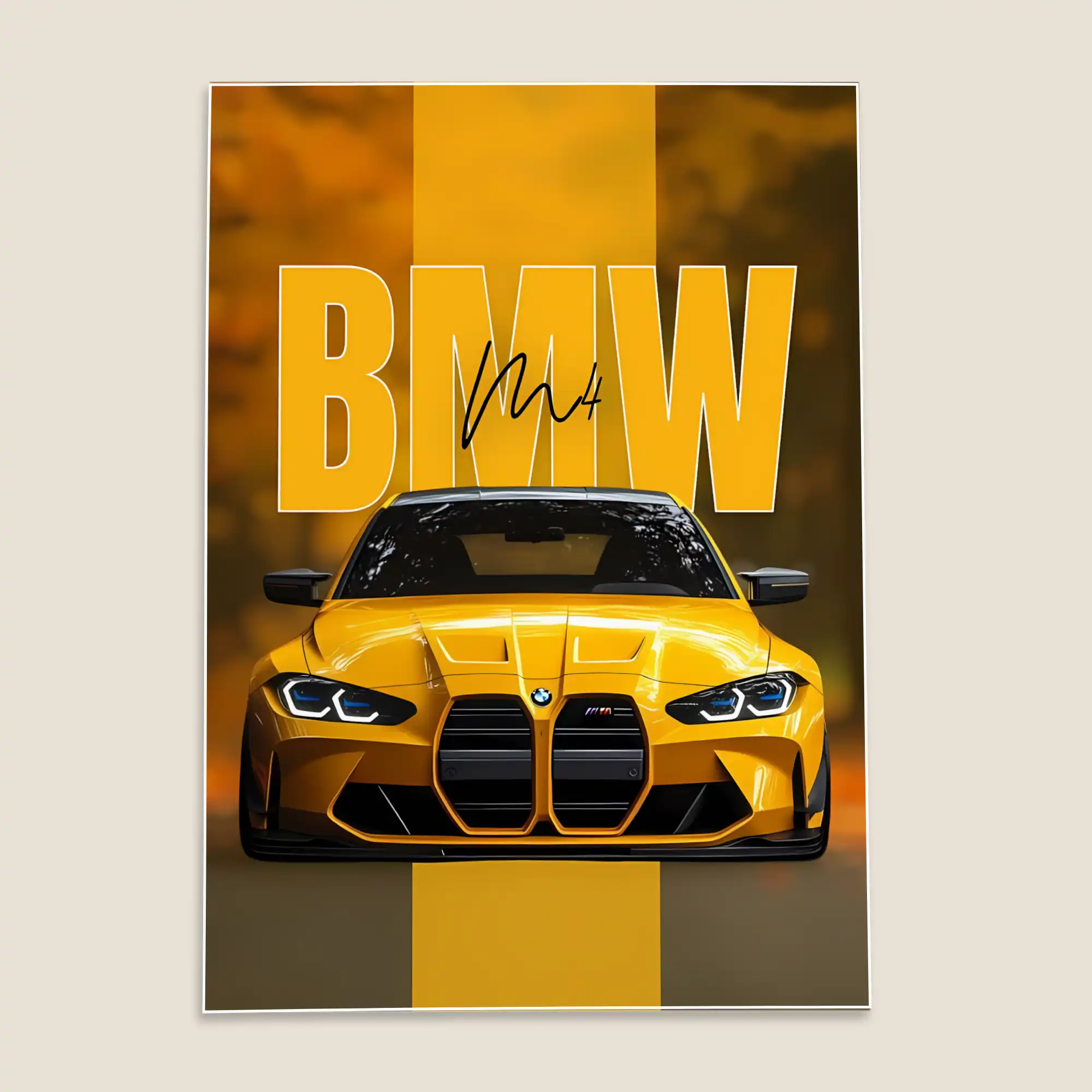 BMW Car Poster