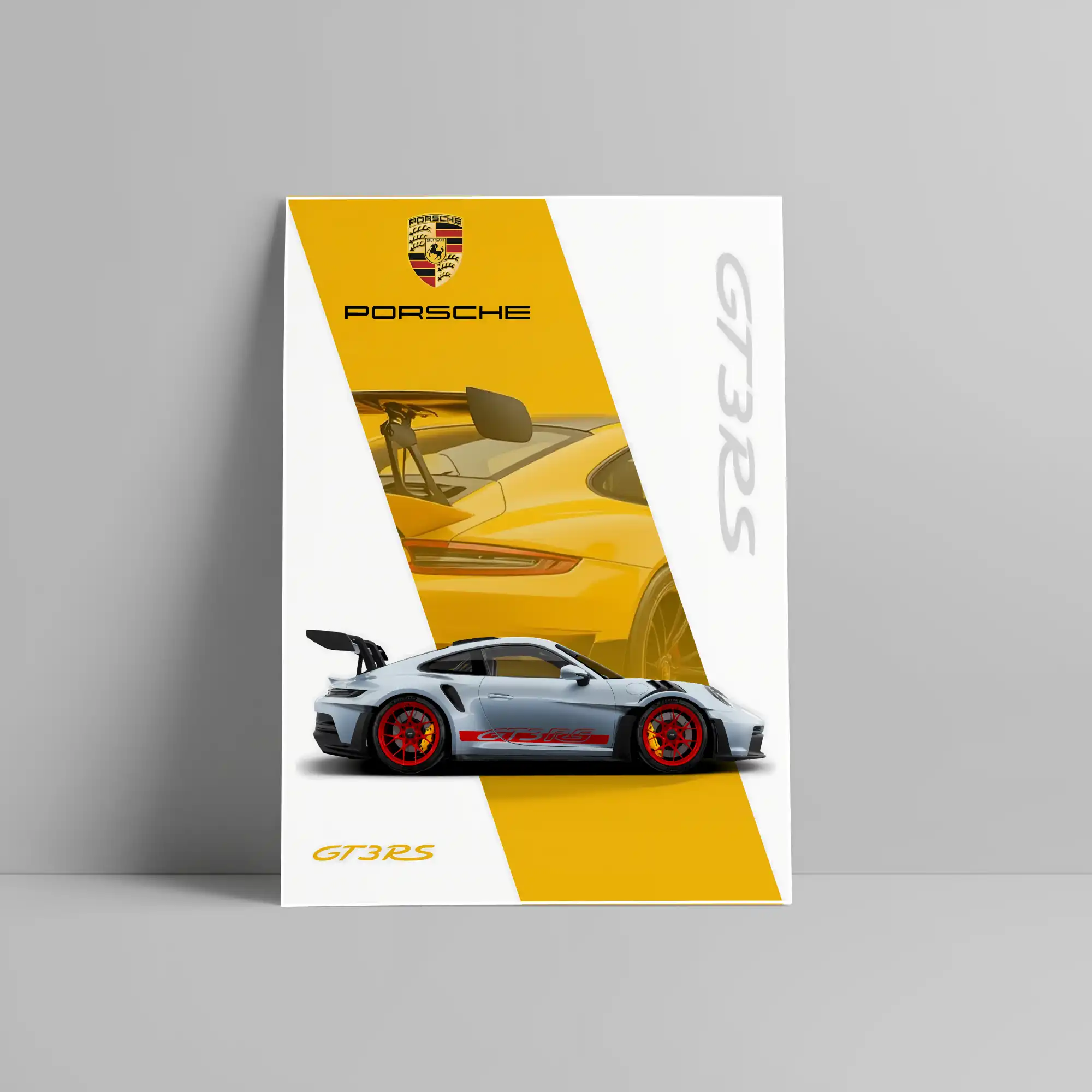 Porsche GT3RS Car Poster