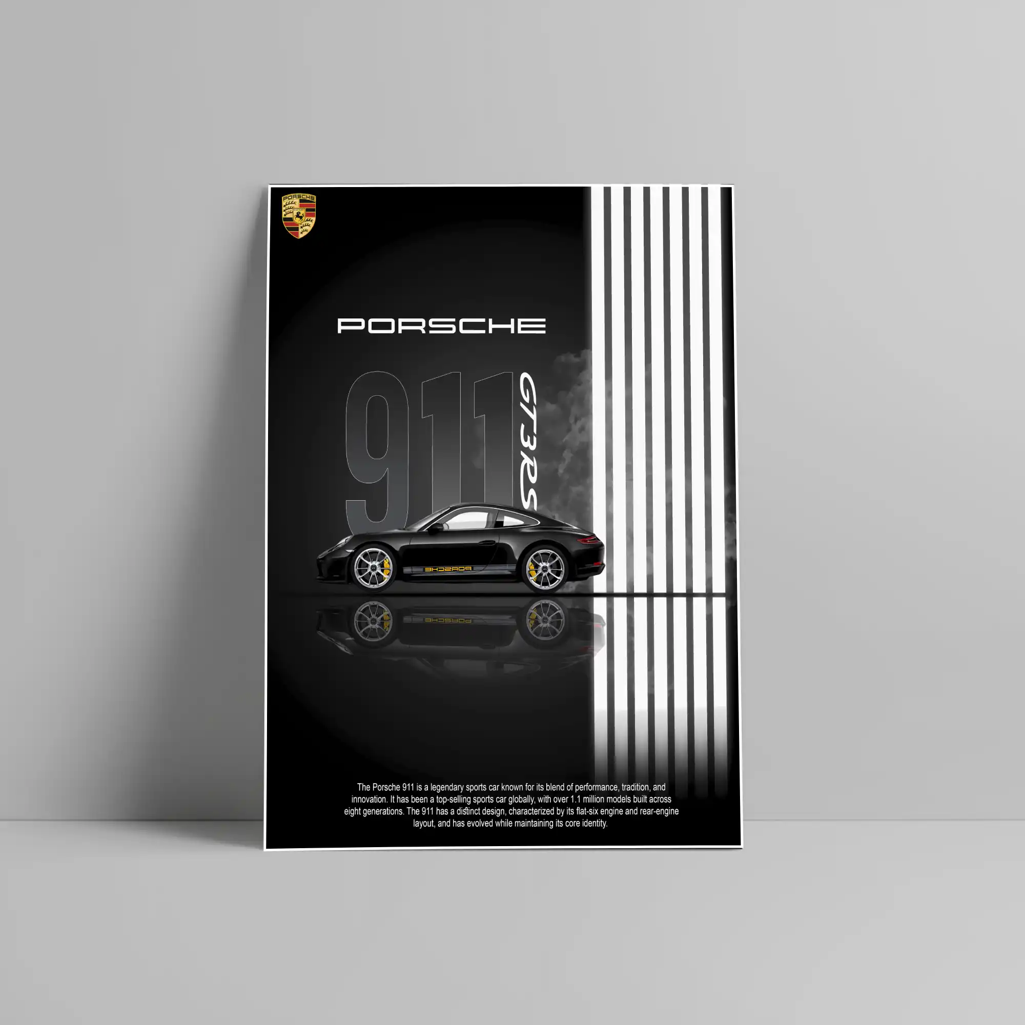 Porsche GT3RS Car Poster