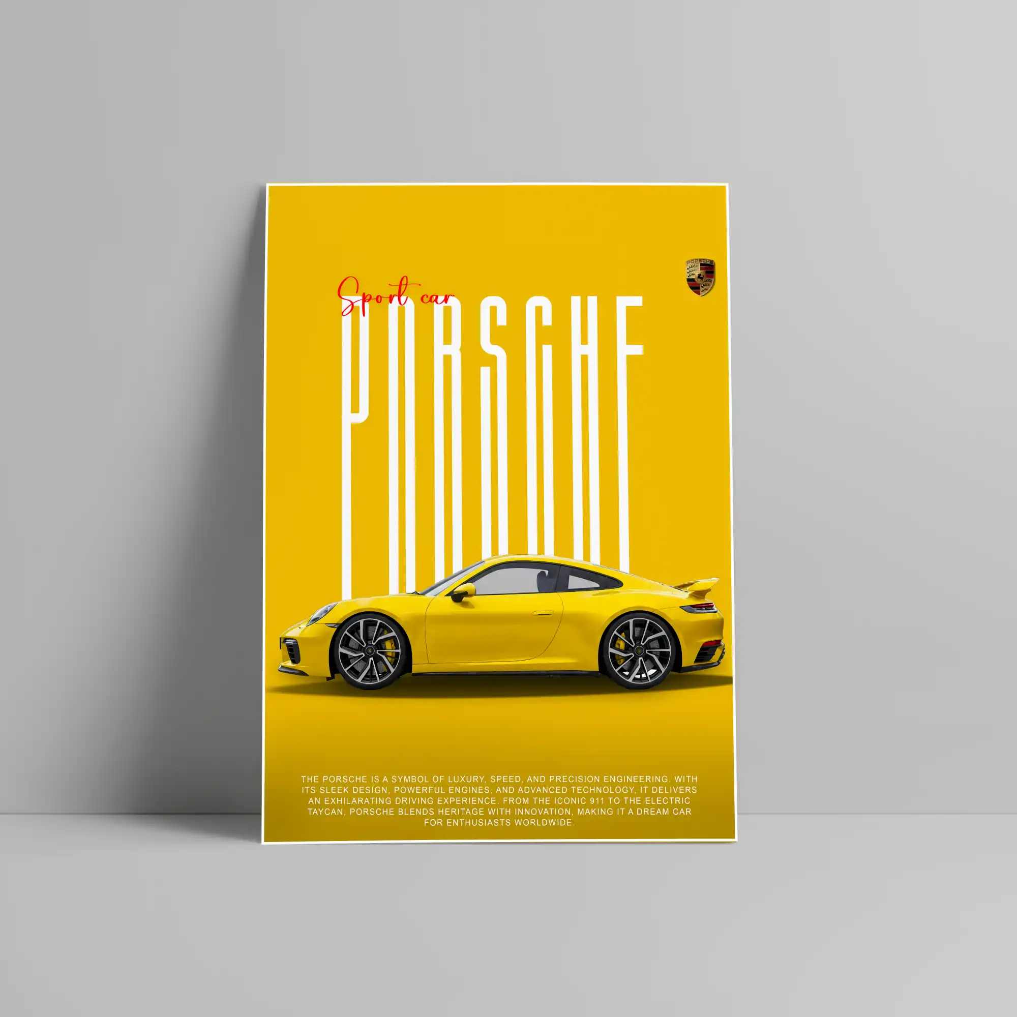 Porsche Car Poster