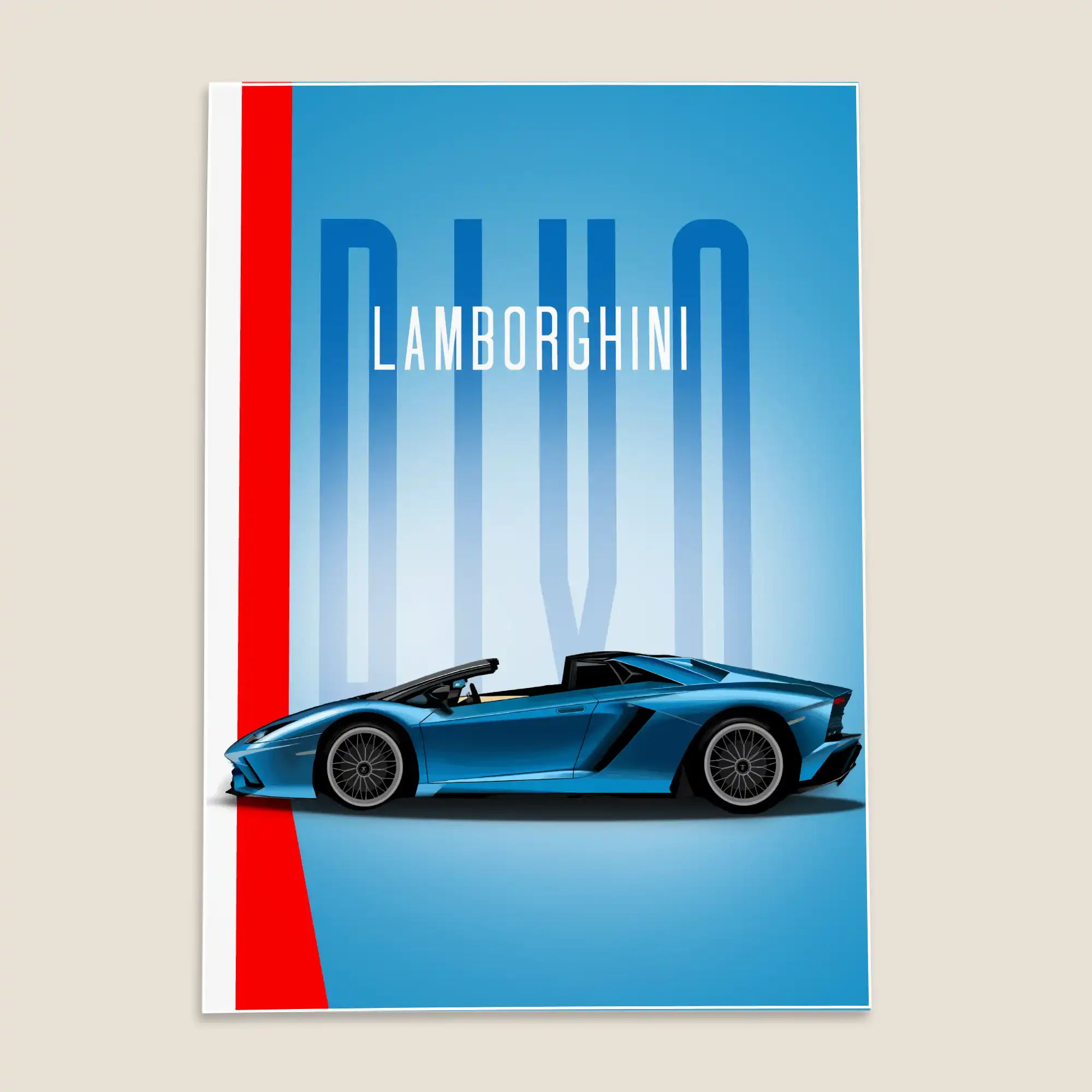 Lamborghini Car Poster