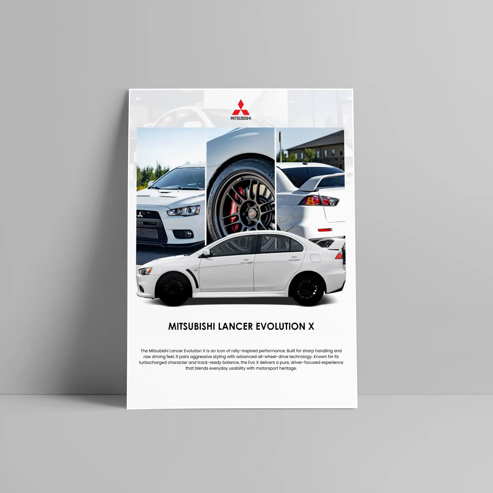 Mitsubishi Lancer Evolution X Car posters