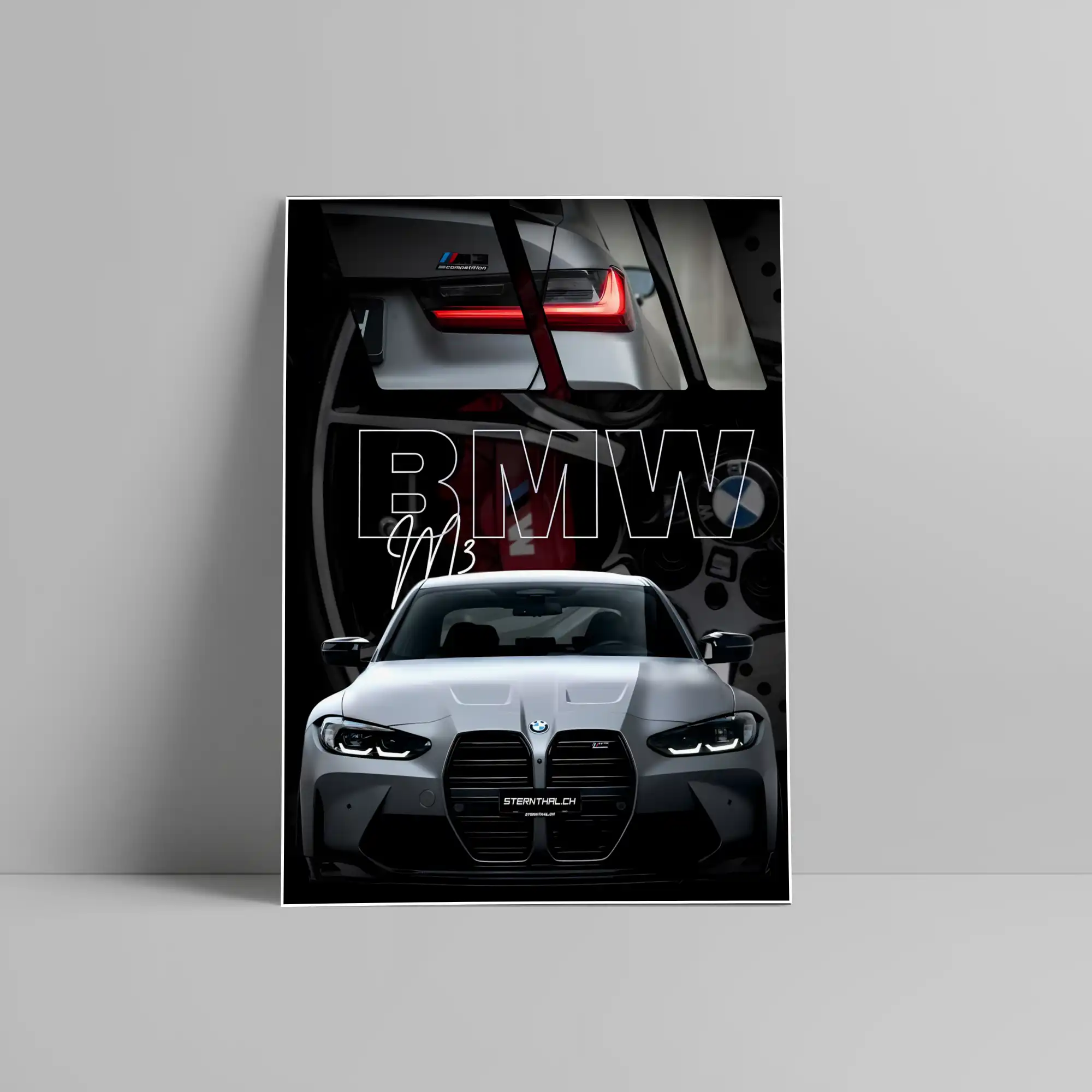 BMW M3 Car Poster